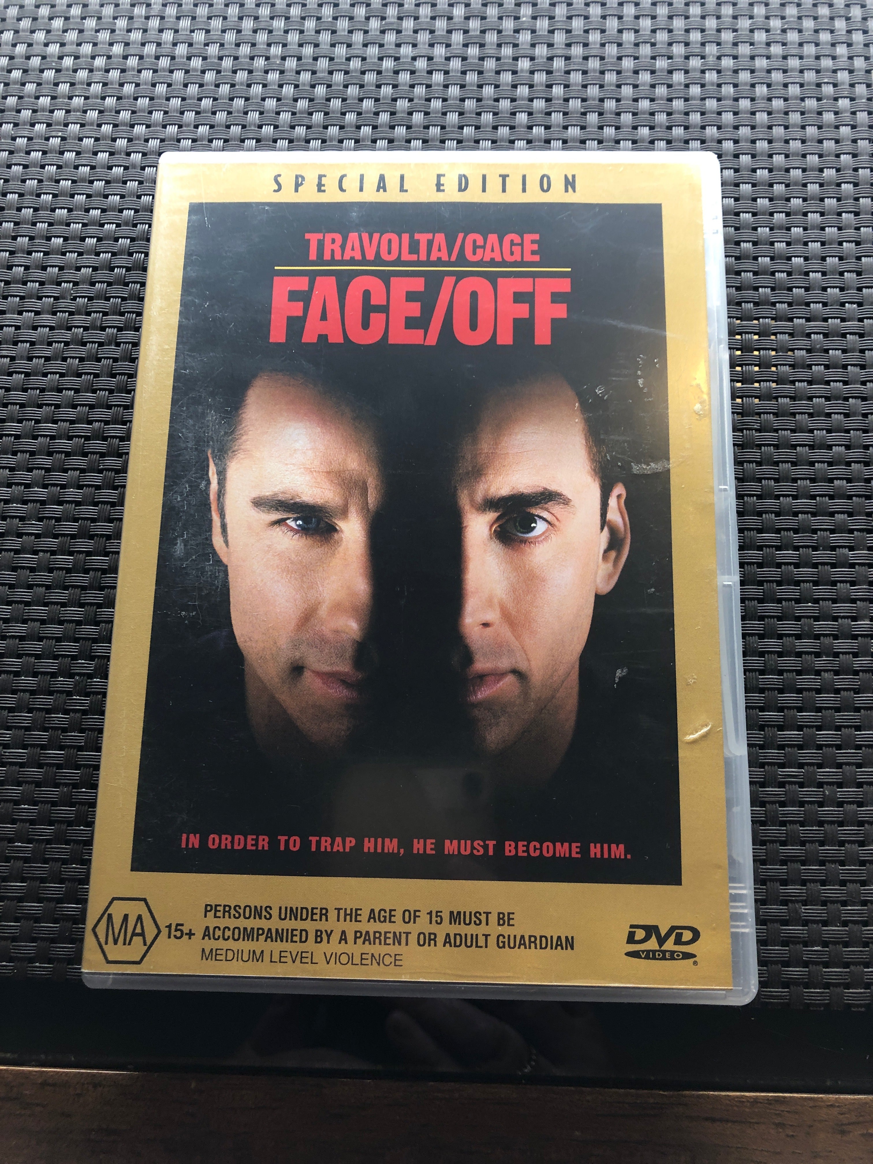 FACE/OFF - (PAL Region 4) DVD Cleaned and Tested