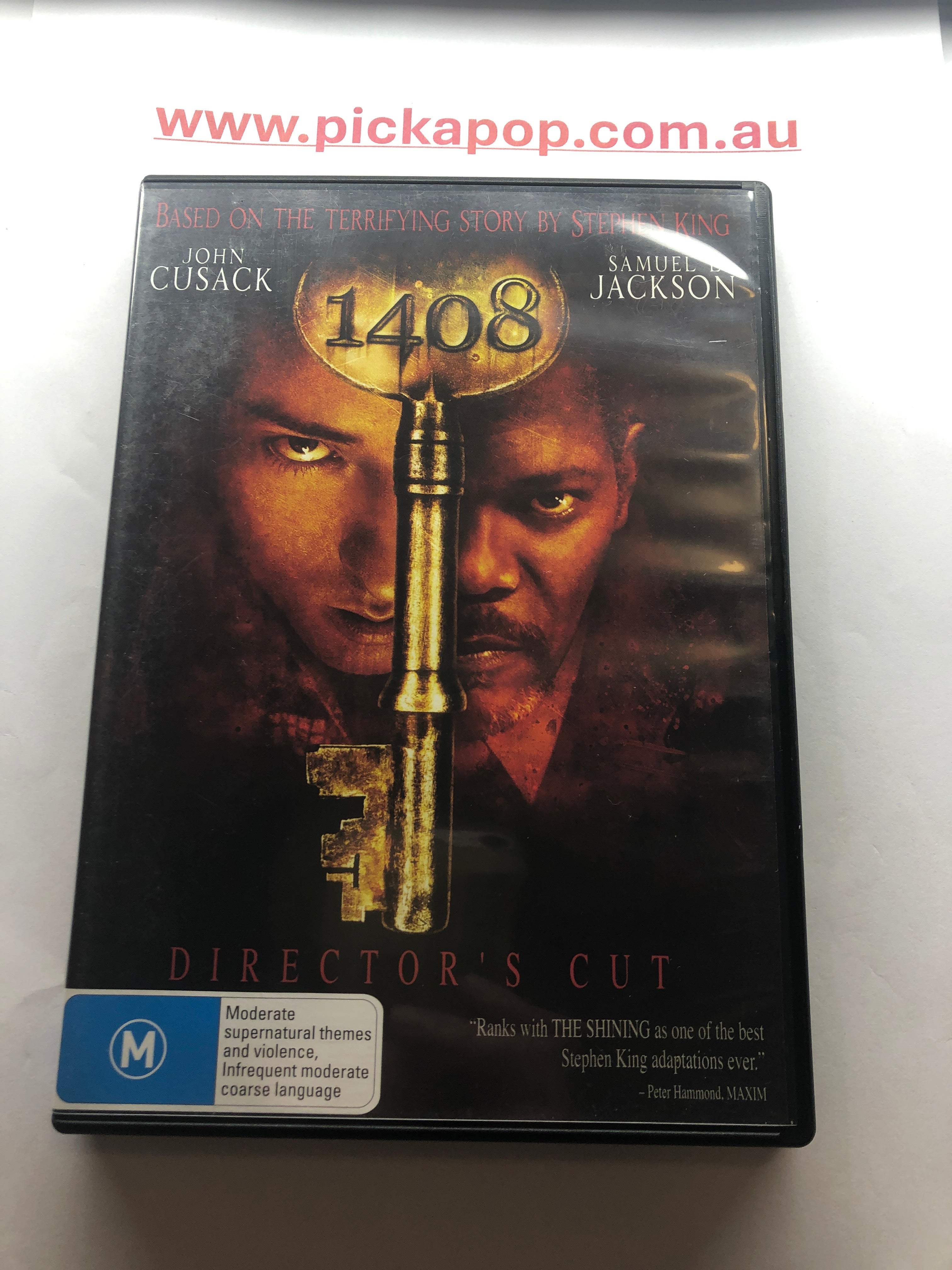 1408 BASED ON THE TERRIFYING STORY BY STEPHEN KING - (PAL Region 4) DVD Cleaned and Tested