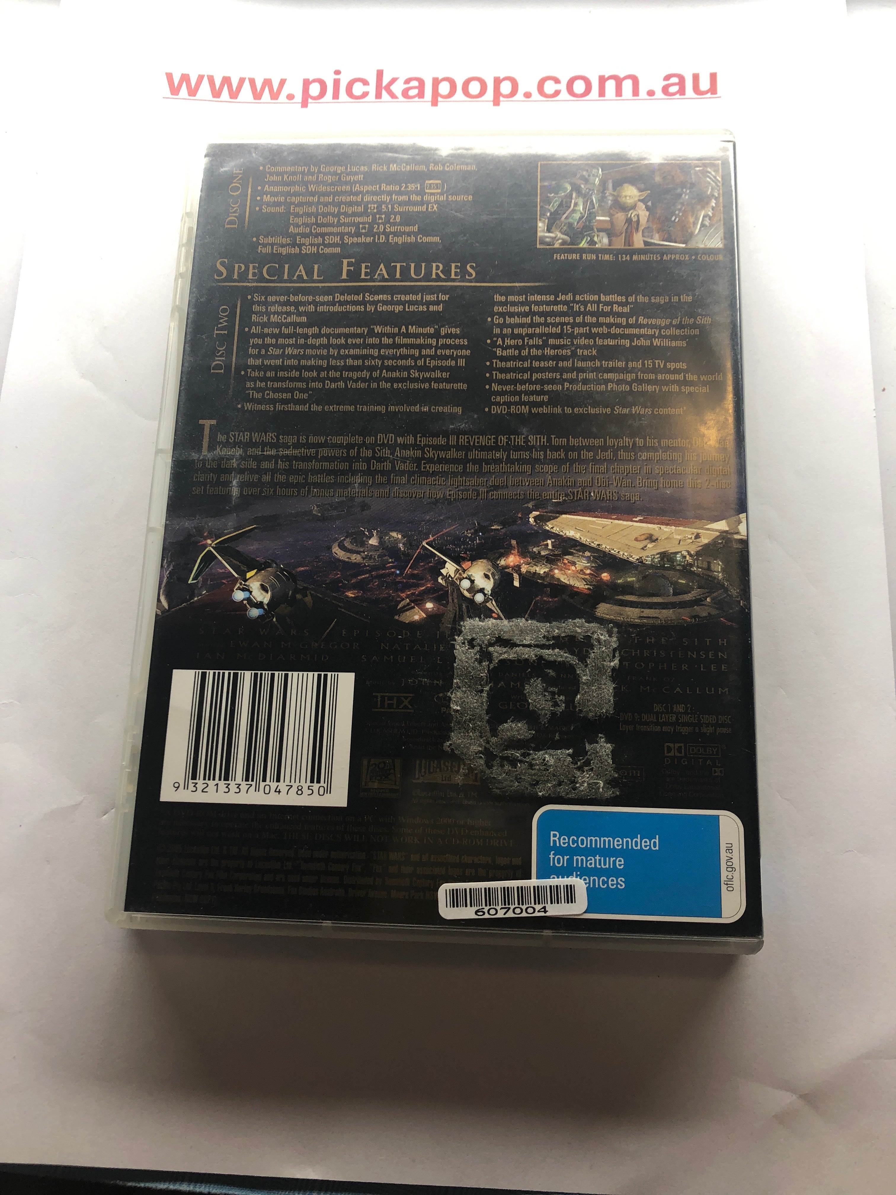 STAR WARS REVENGE OF THE SITH