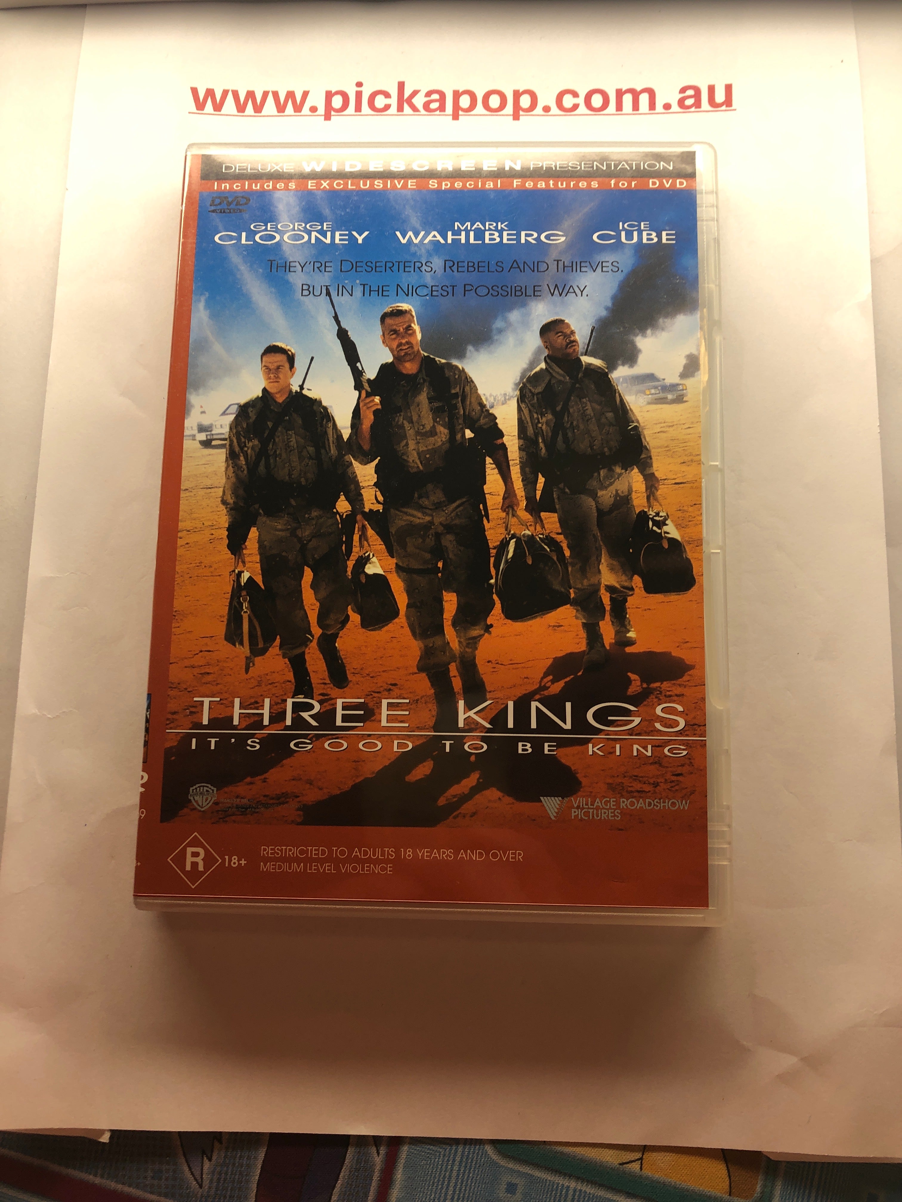 THREE KINGS  - (PAL Region 4) DVD Cleaned and Tested