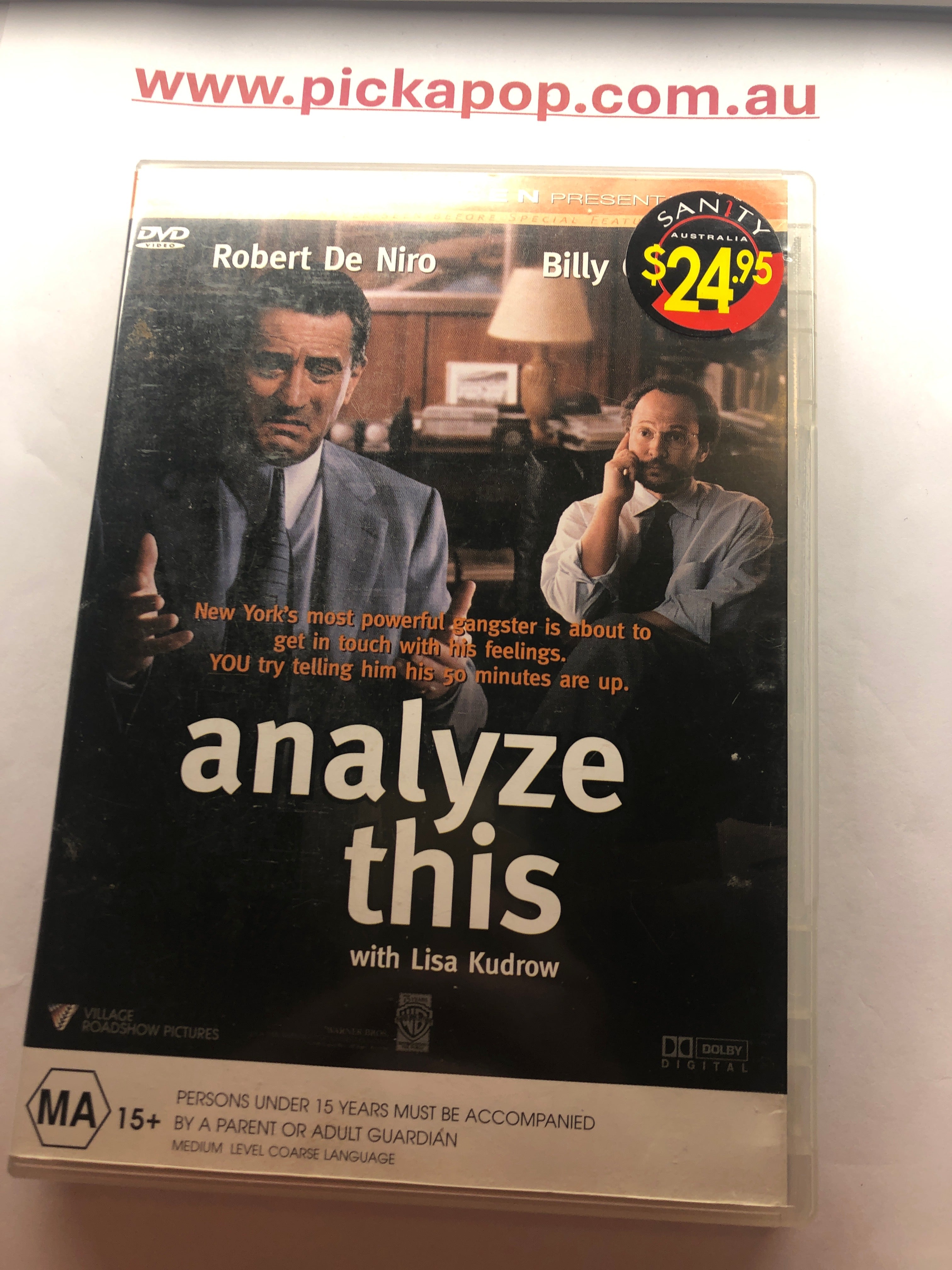 ANALYZE THIS - (PAL Region 4) DVD Cleaned and Tested