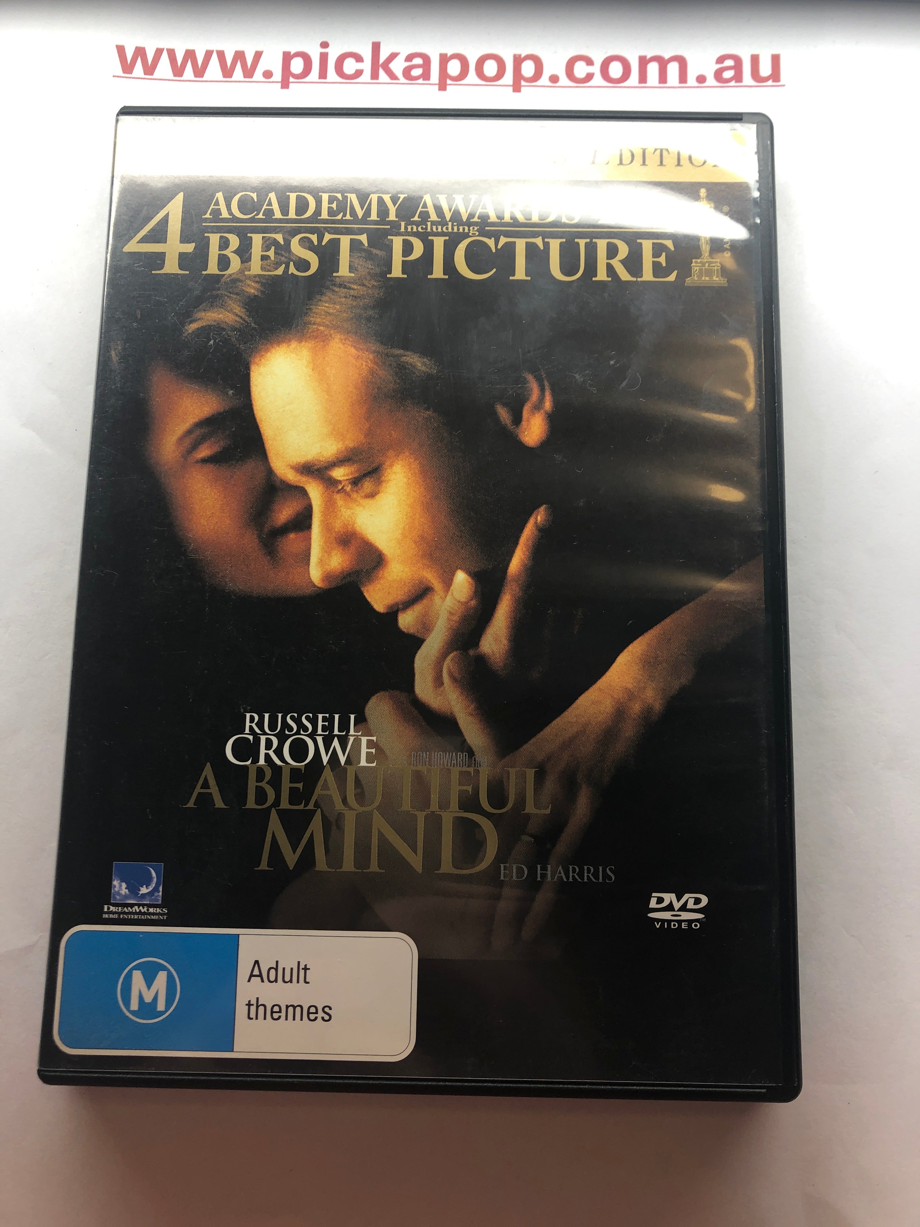 A BEAUTIFUL MIND - (PAL Region 4) DVD Cleaned and Tested