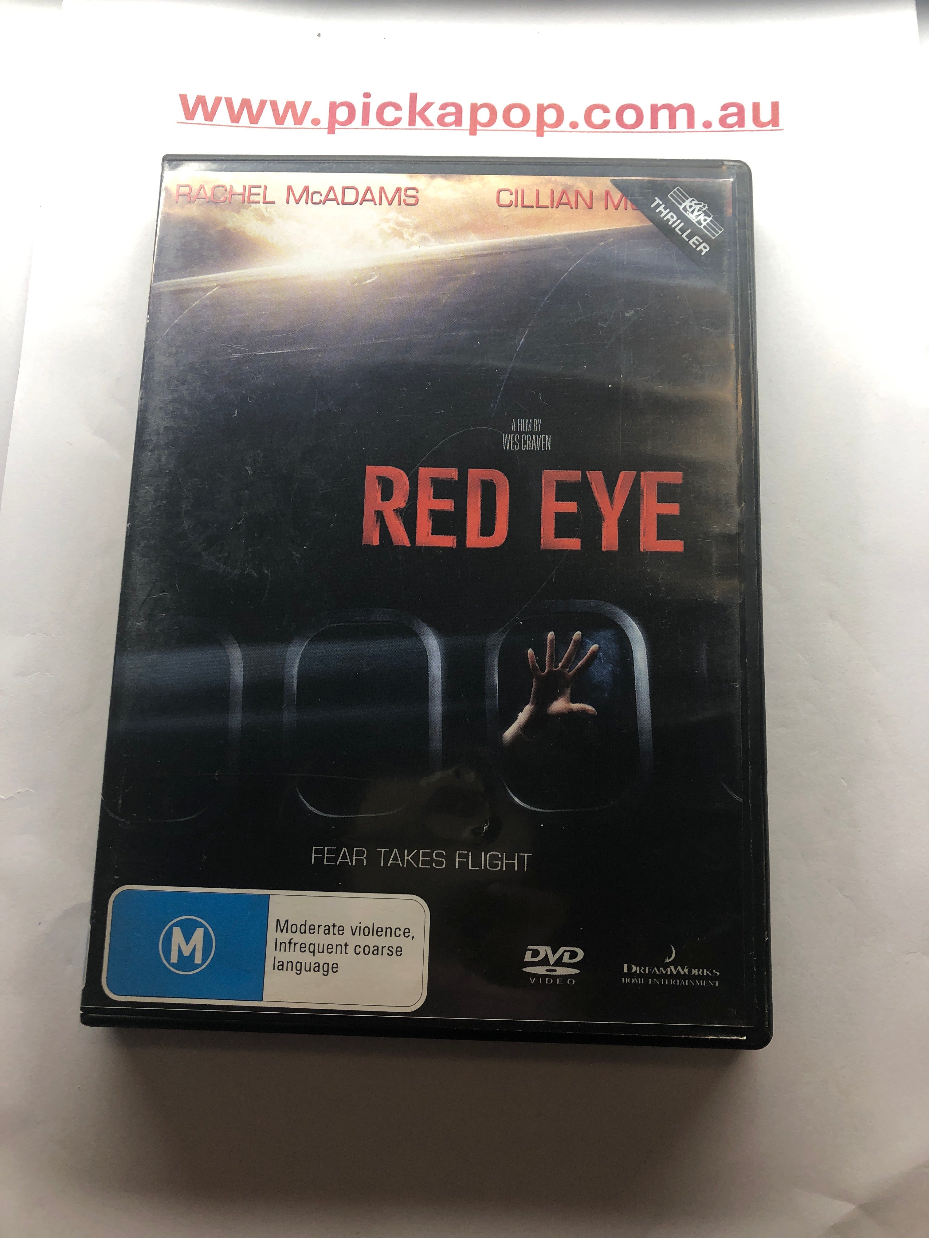 RED EYE - (PAL Region 4) DVD Cleaned and Tested