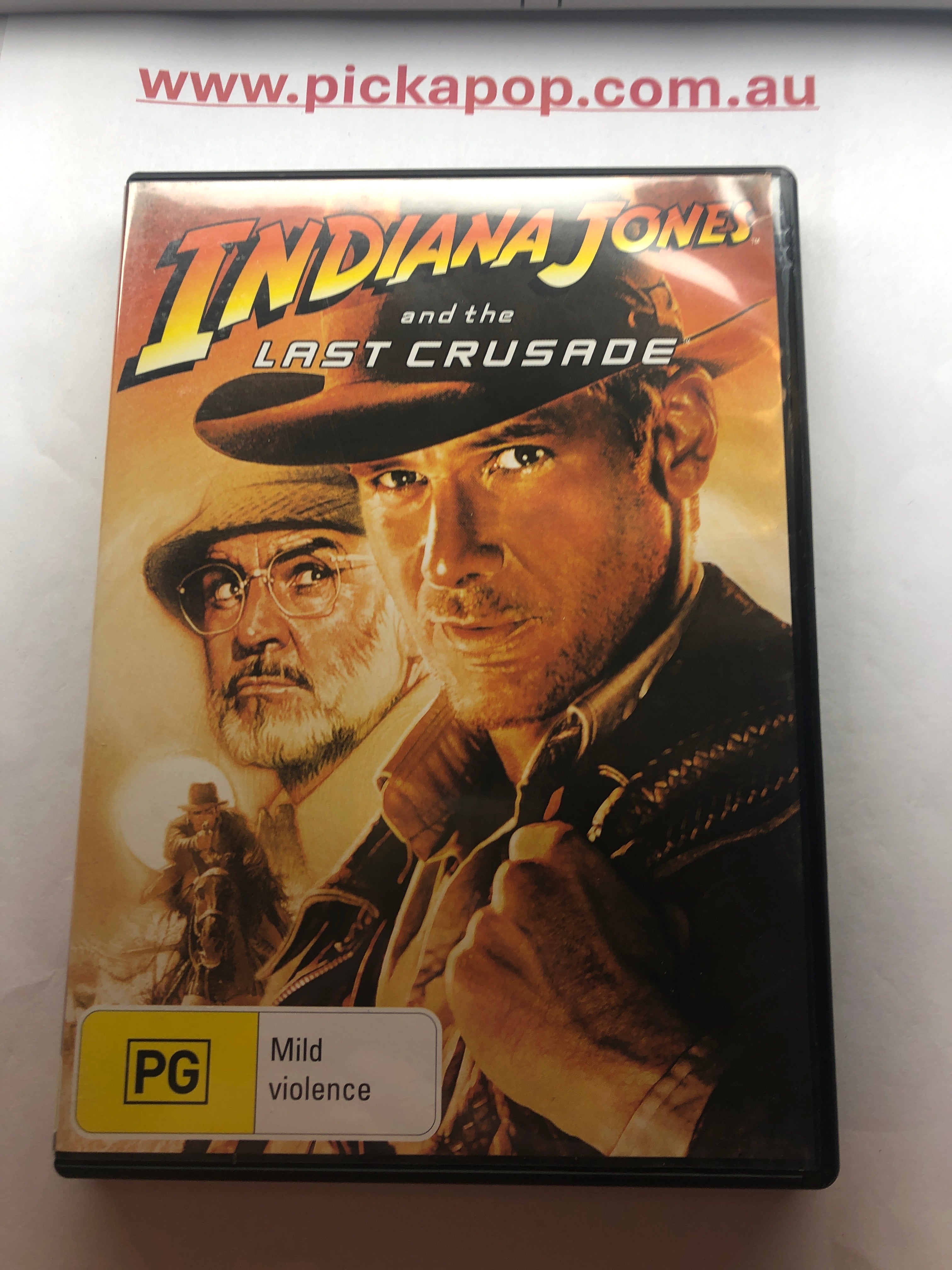 INDIANA JONES AND THE LAST CRUSADE - (PAL Region 4) DVD Cleaned and Tested