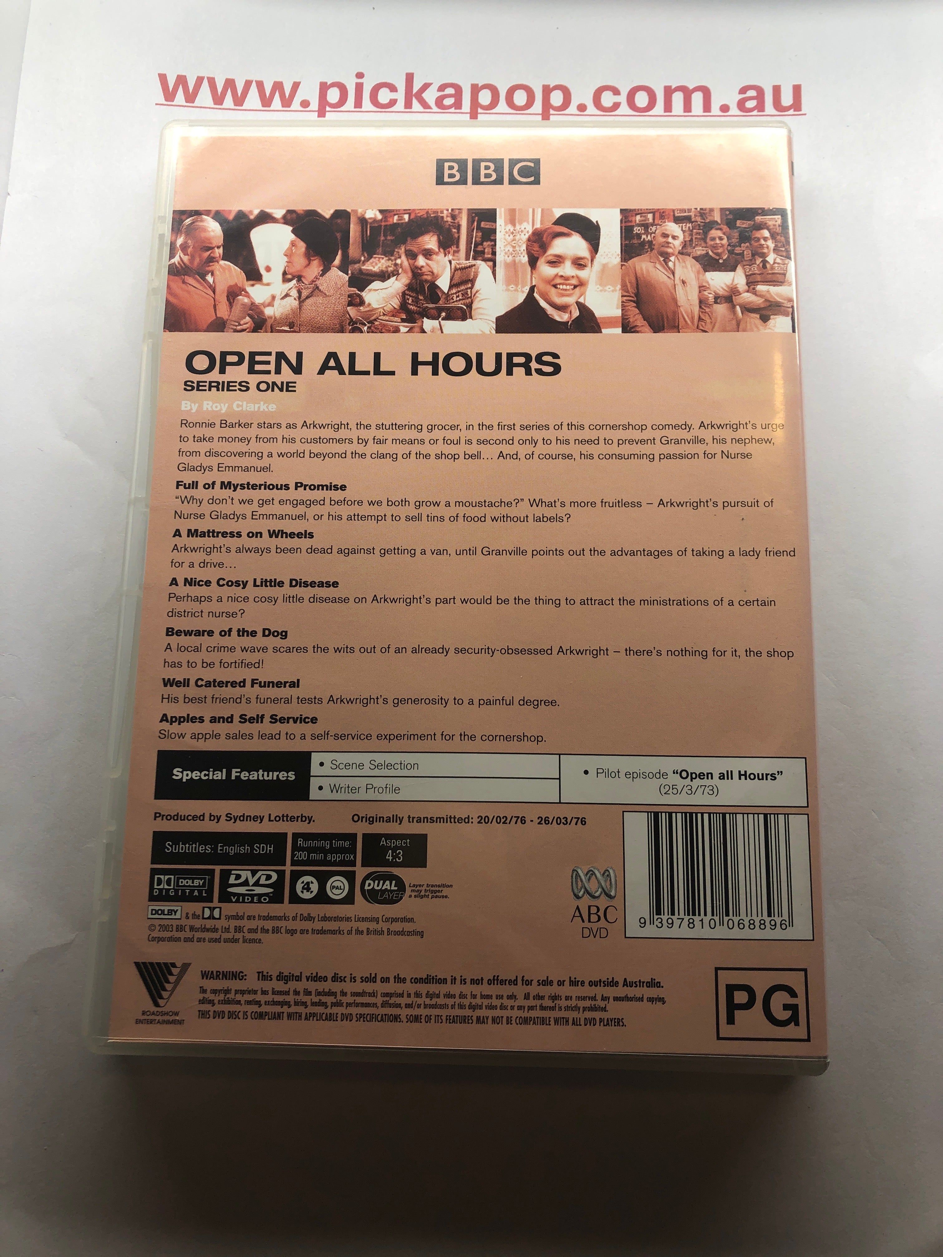 OPEN ALL HOURS SERIES ONE - (PAL Region 4) DVD Cleaned and Tested
