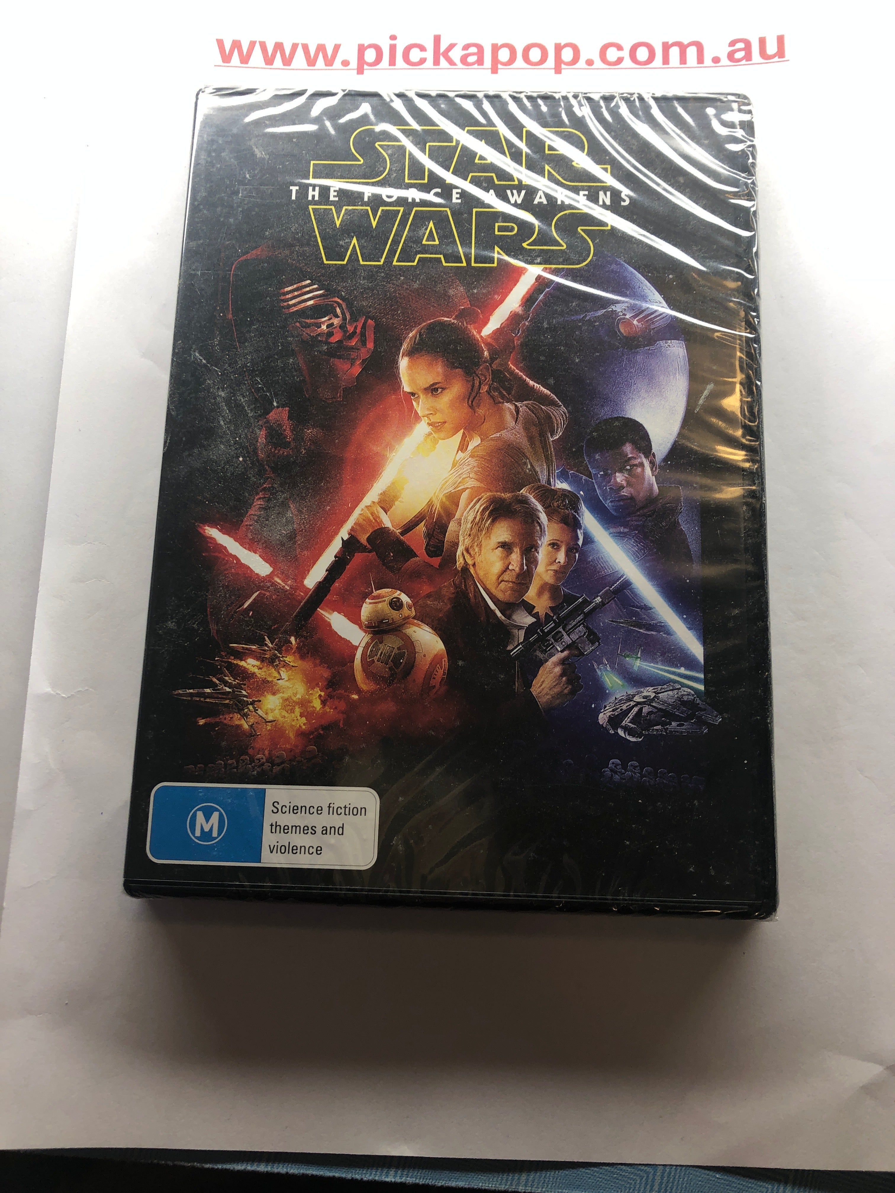 STAR WARS THE FORCE AWAKENS - (PAL Region 4) DVD Cleaned and Tested