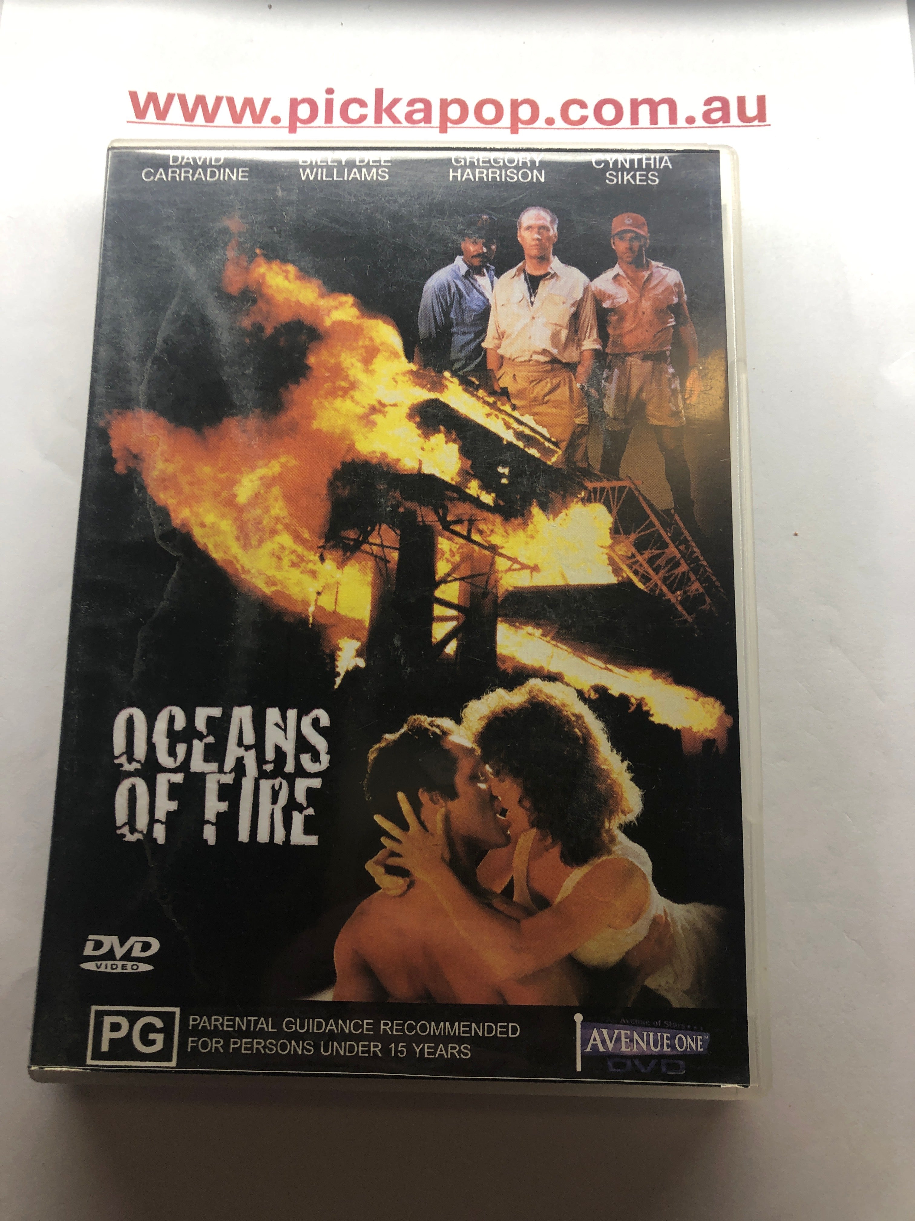 OCEANS OF FIRE - (PAL Region 4) DVD Cleaned and Tested