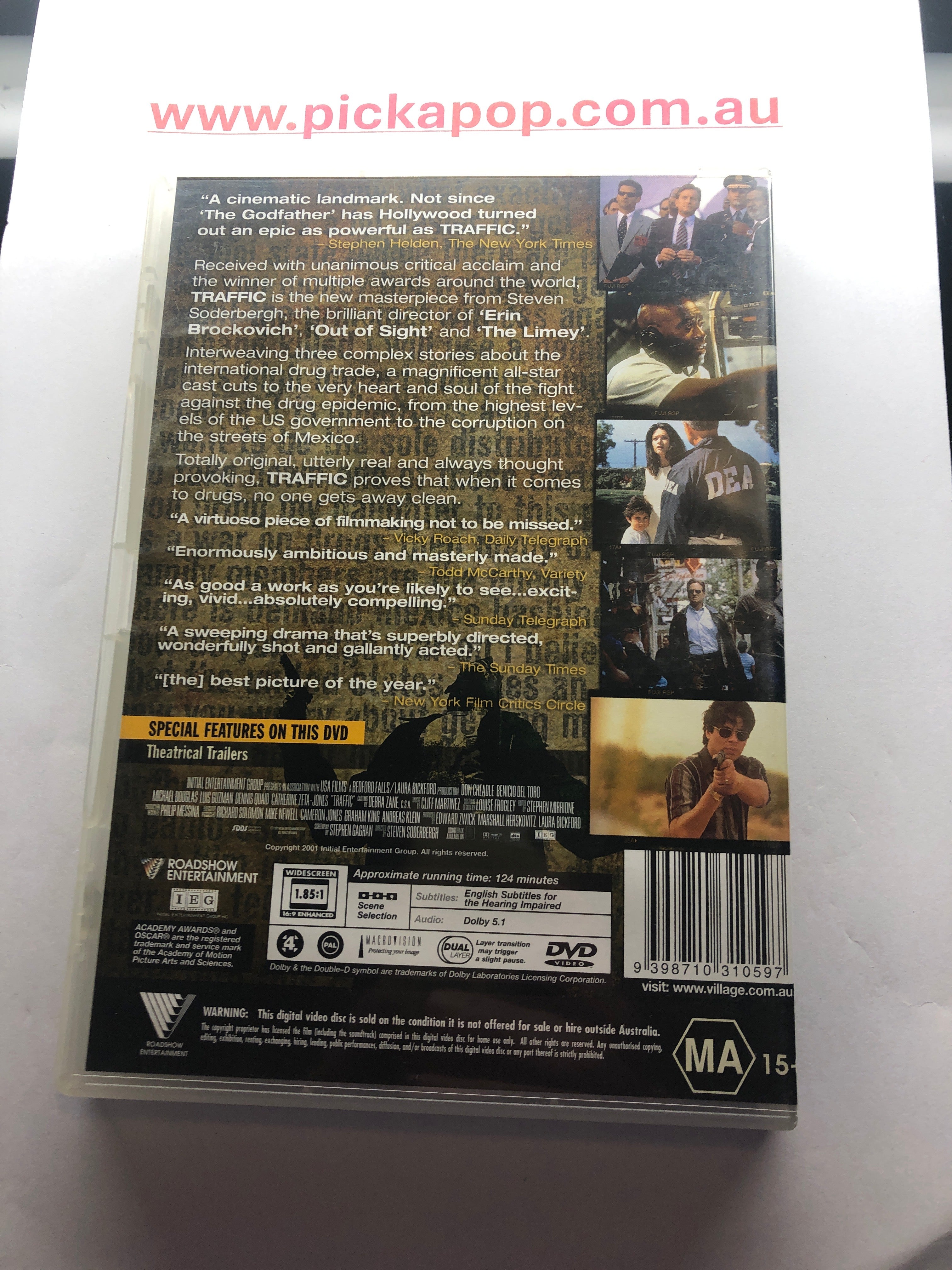 TRAFFIC - (PAL Region 4) DVD Cleaned and Tested