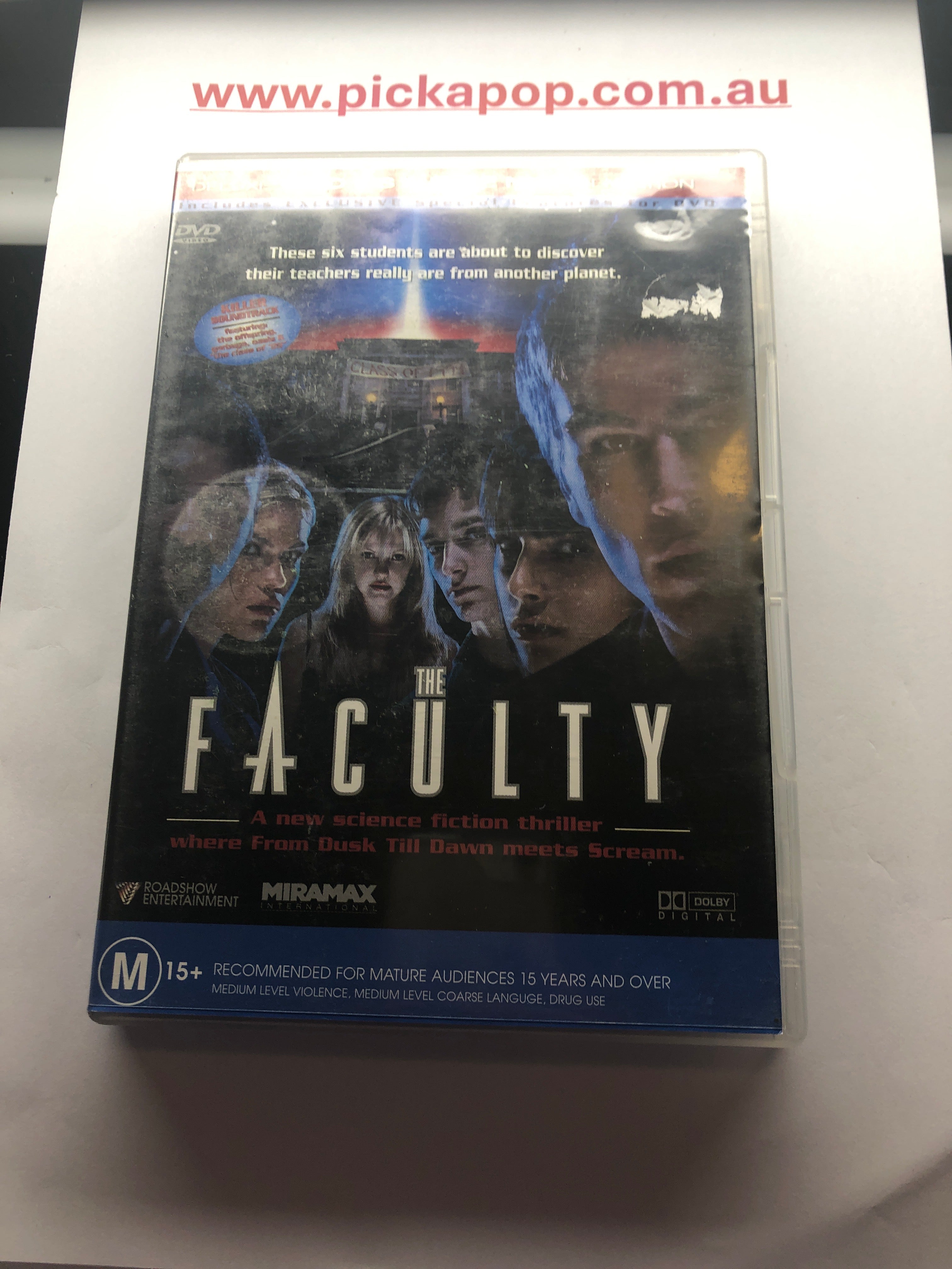 THE FACULTY - (PAL Region 4) DVD Cleaned and Tested
