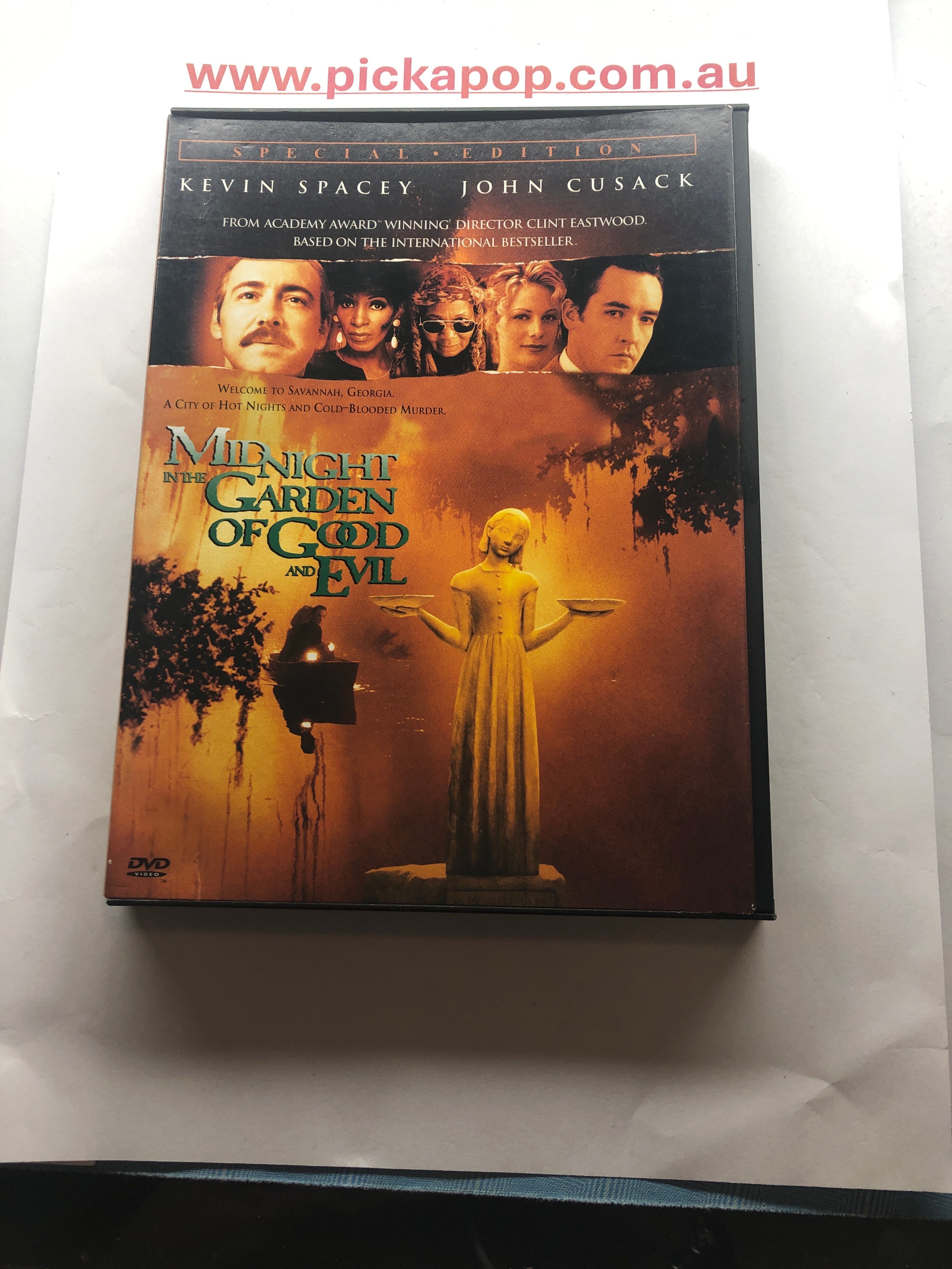 MIDNIGHT IN THE GARDEN OF GOOD AND EVIL - (PAL Region 4) DVD Cleaned and Tested