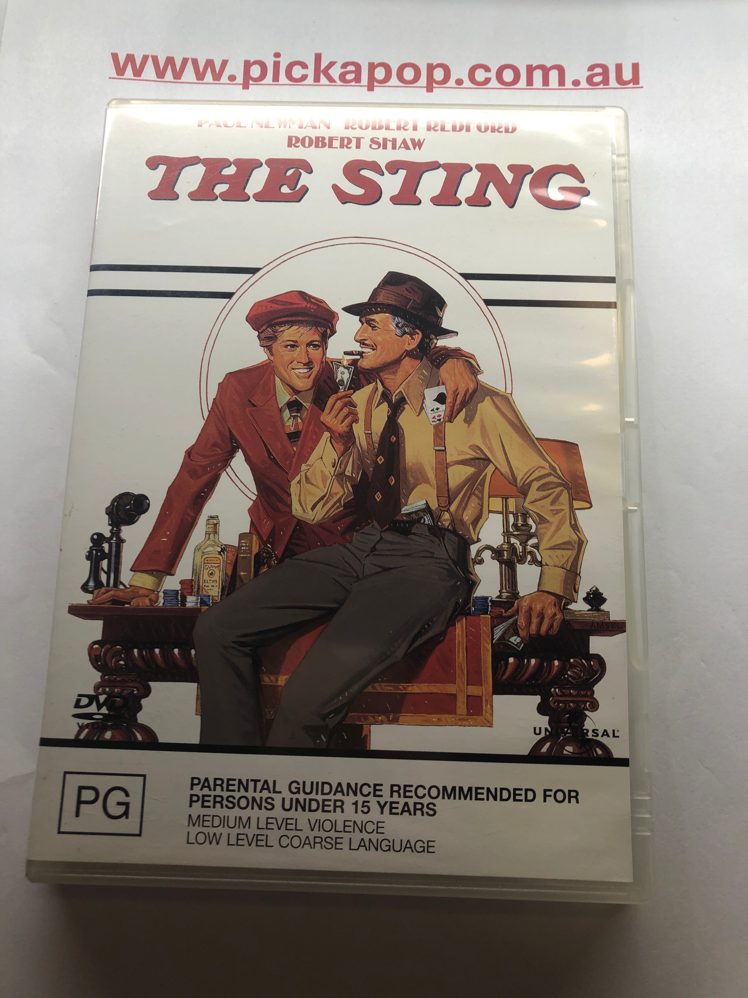 THE STING - (PAL Region 4) DVD Cleaned and Tested