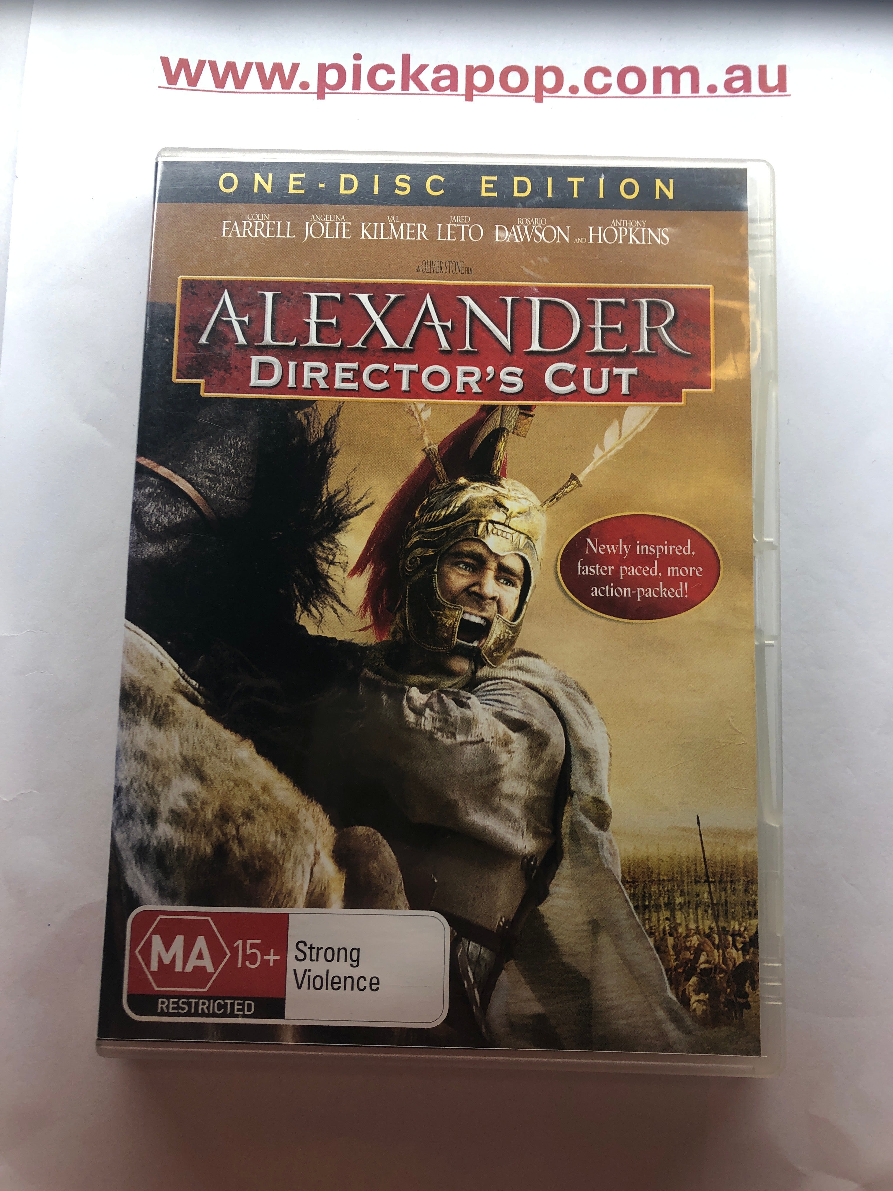 ALEXANDER DIRECTORS CUT ONE DISC EDITION - (PAL Region 4) DVD Cleaned and Tested