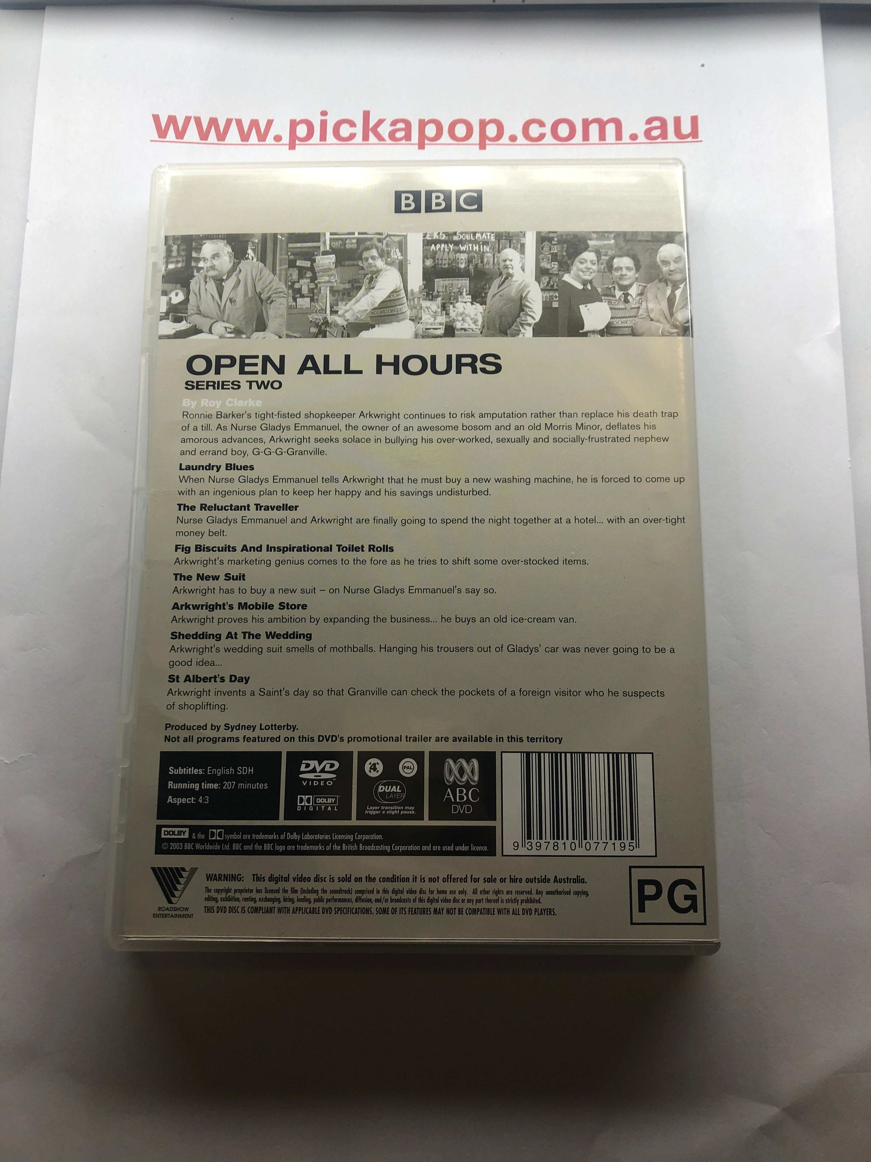 OPEN ALL HOURS SERIES TWO - (PAL Region 4) DVD Cleaned and Tested