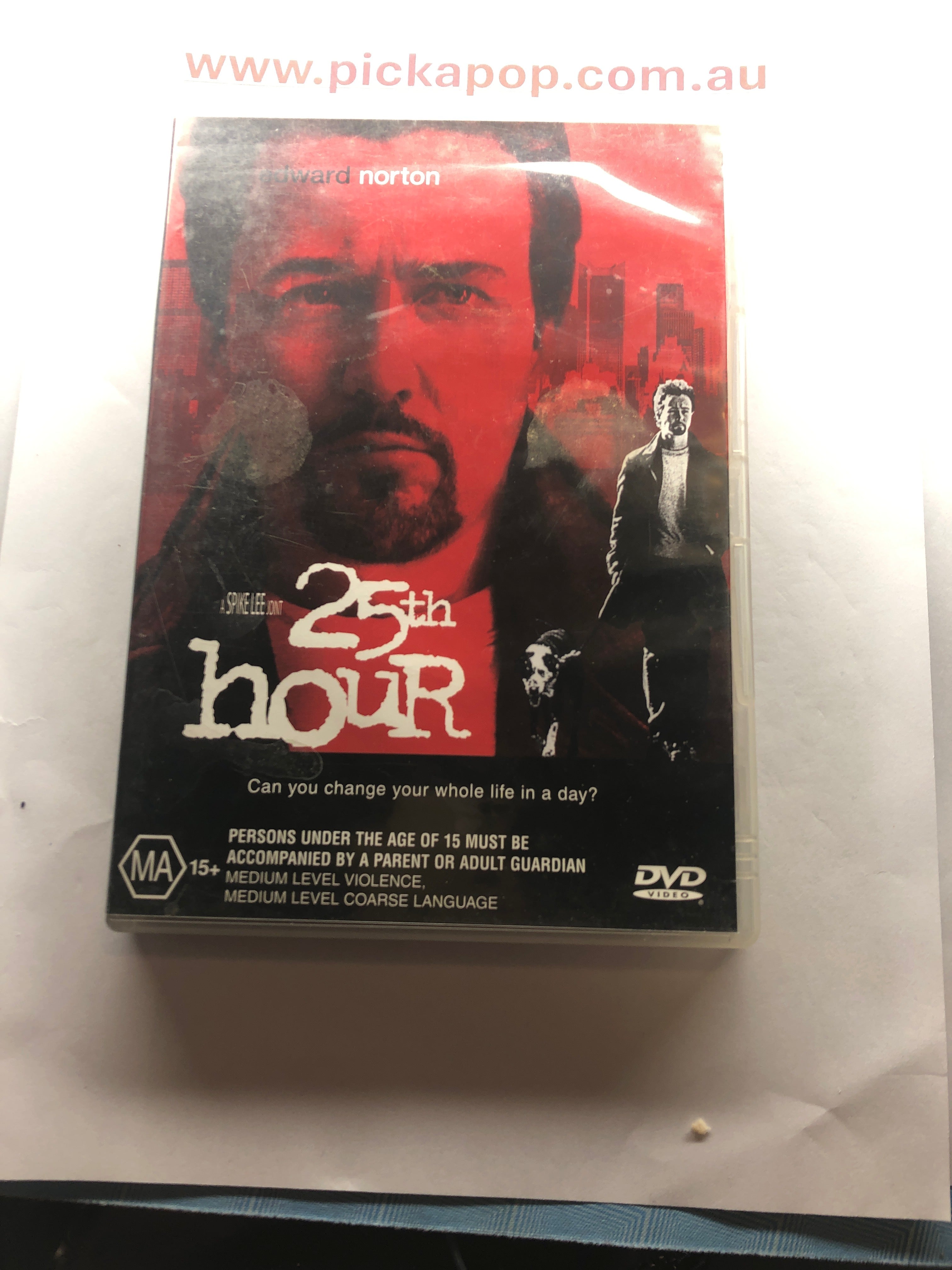25TH HOUR - (PAL Region 4) DVD Cleaned and Tested
