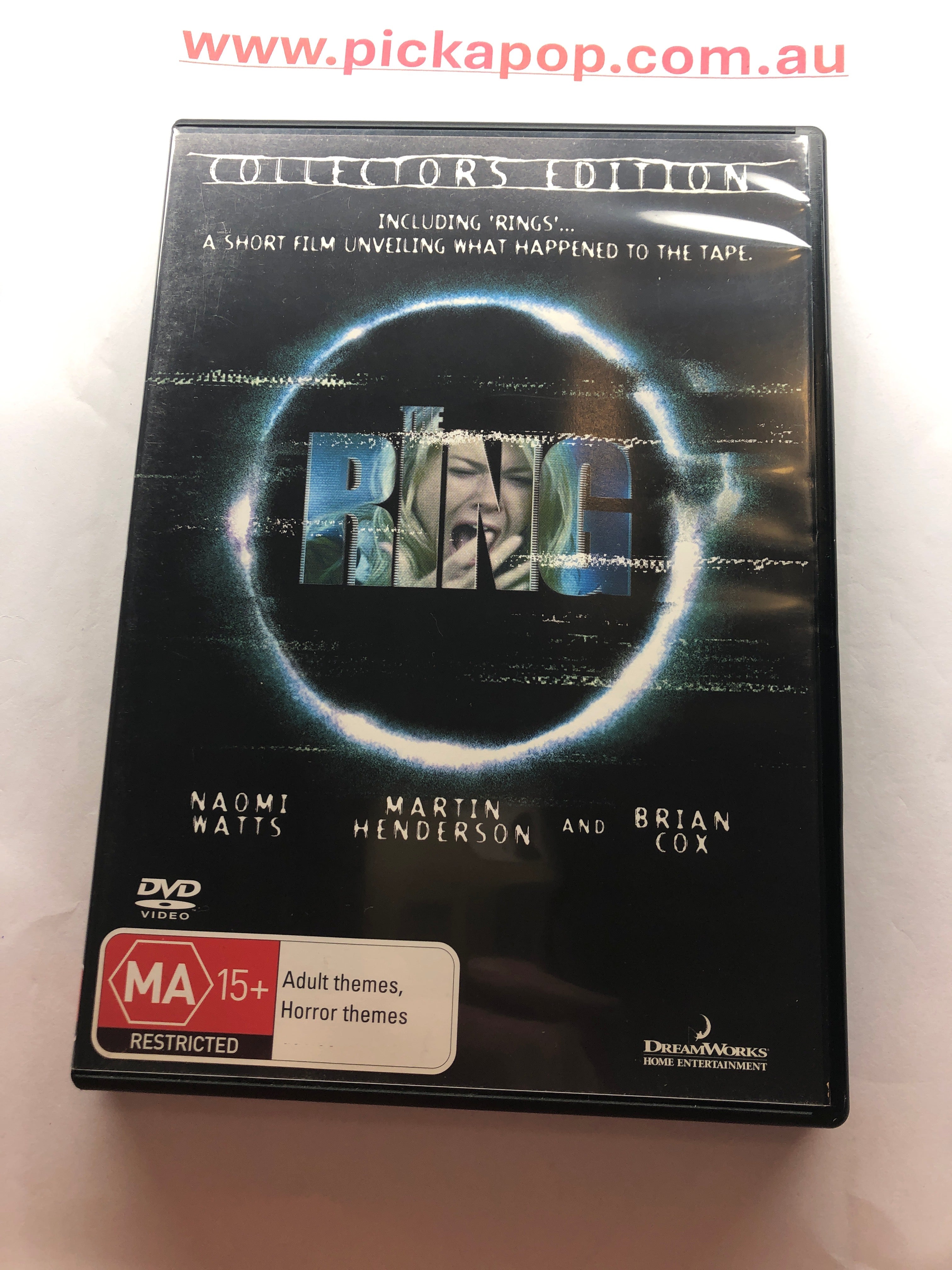 THE RING - (PAL Region 4) DVD Cleaned and Tested