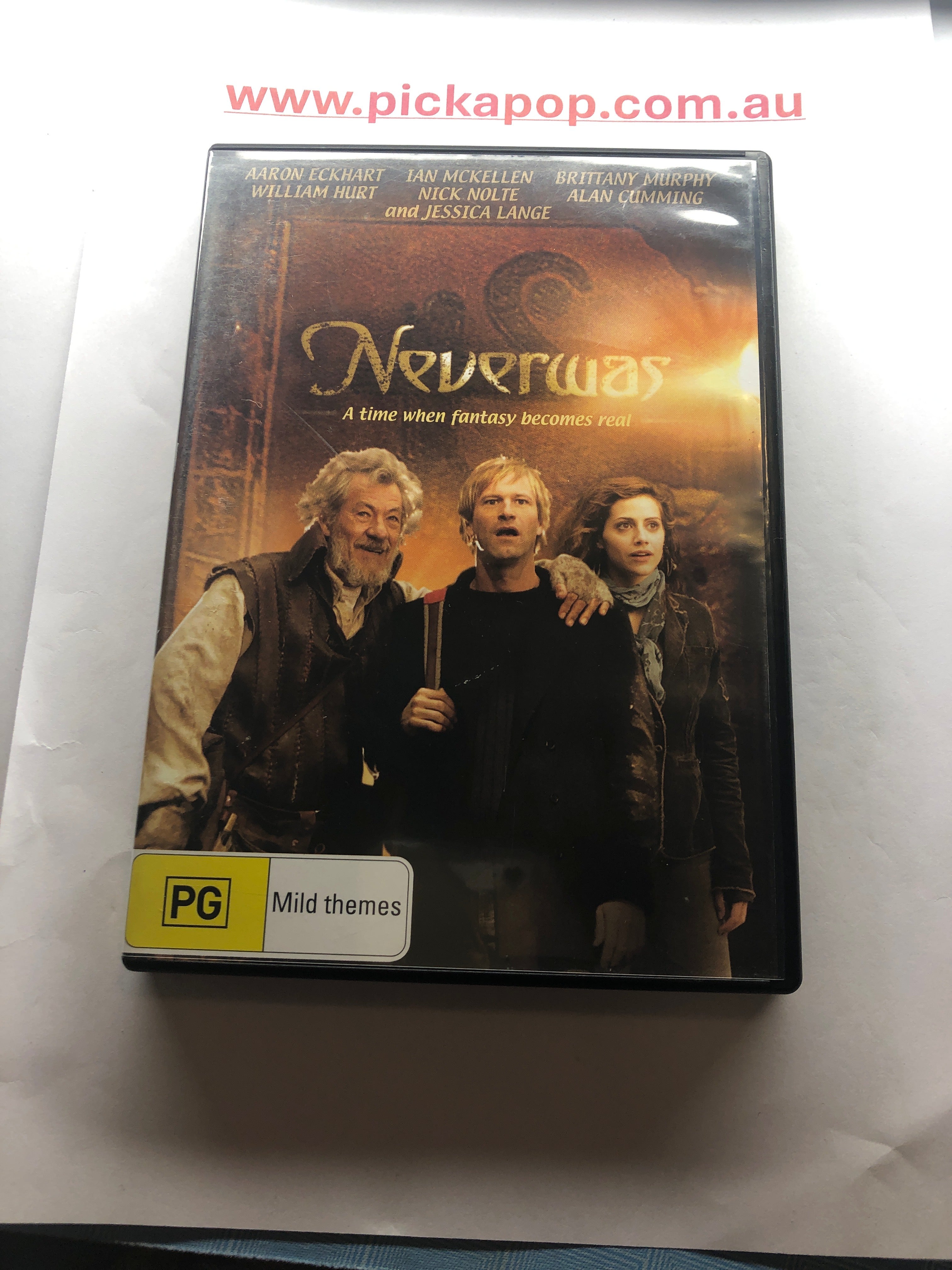 NEVERWAS - (PAL Region 4) DVD Cleaned and Tested