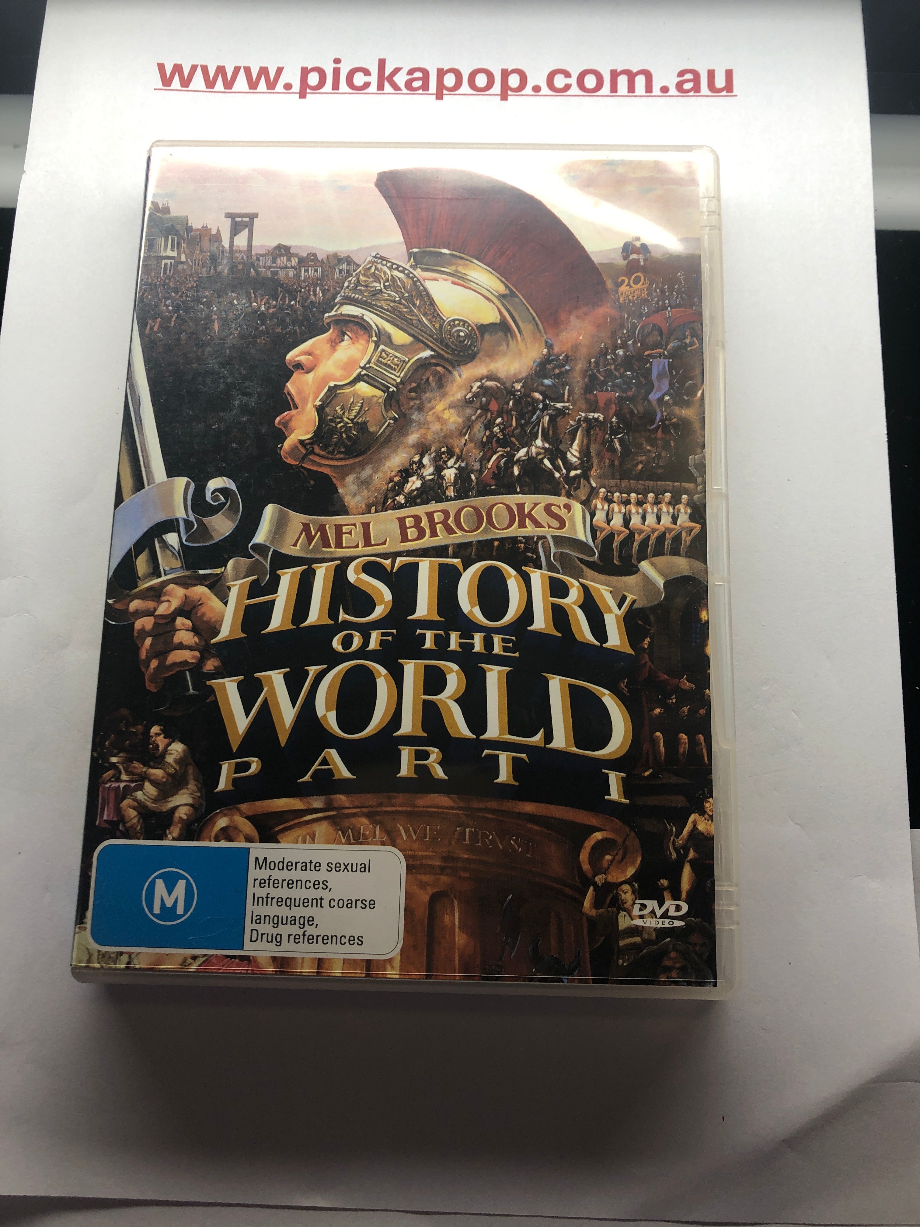 HISTORY OF THE WORLD PART 1 - DVD Cleaned and Tested