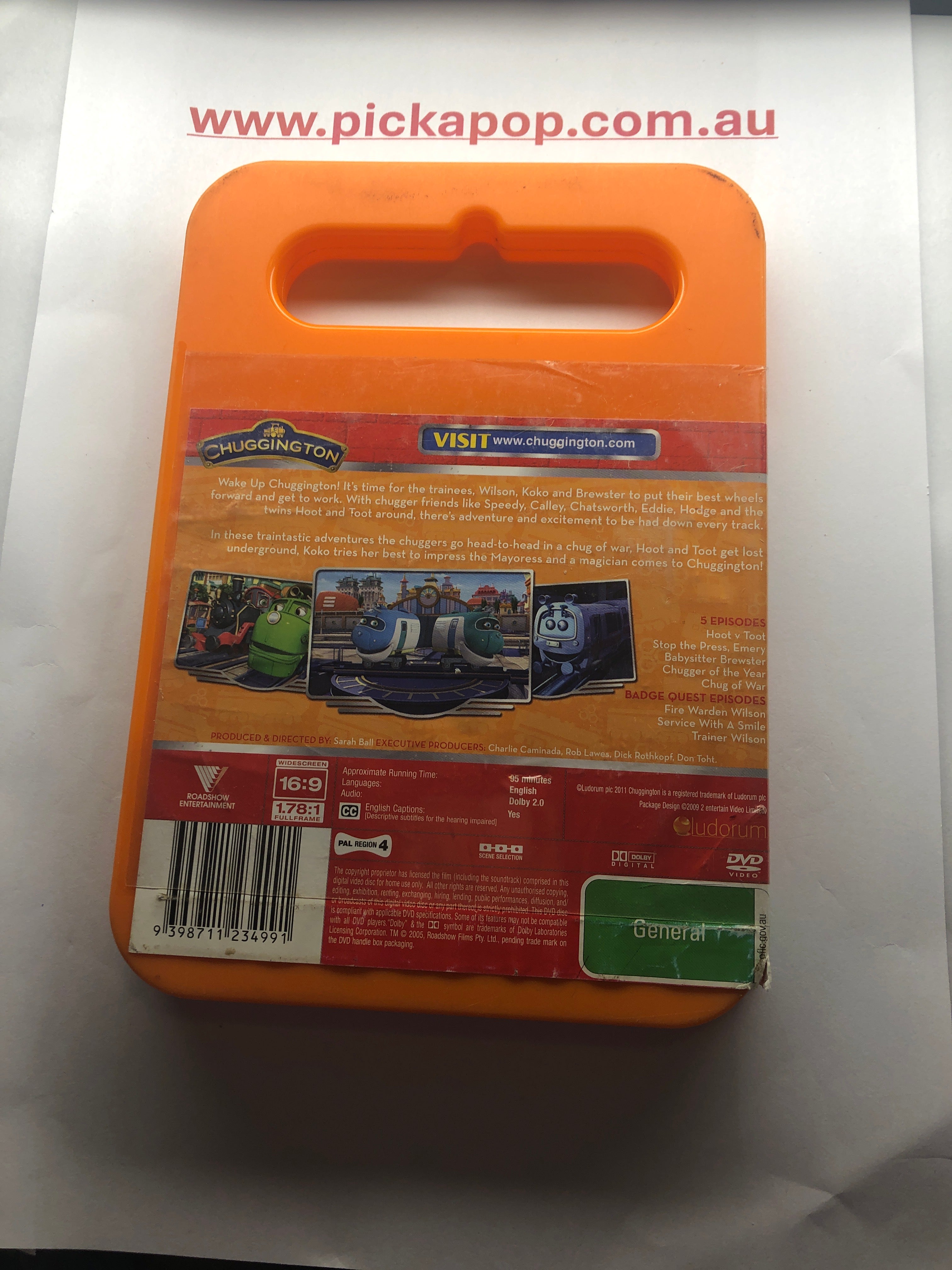 CHUGGINGTON - (PAL Region 4) DVD Cleaned and Tested