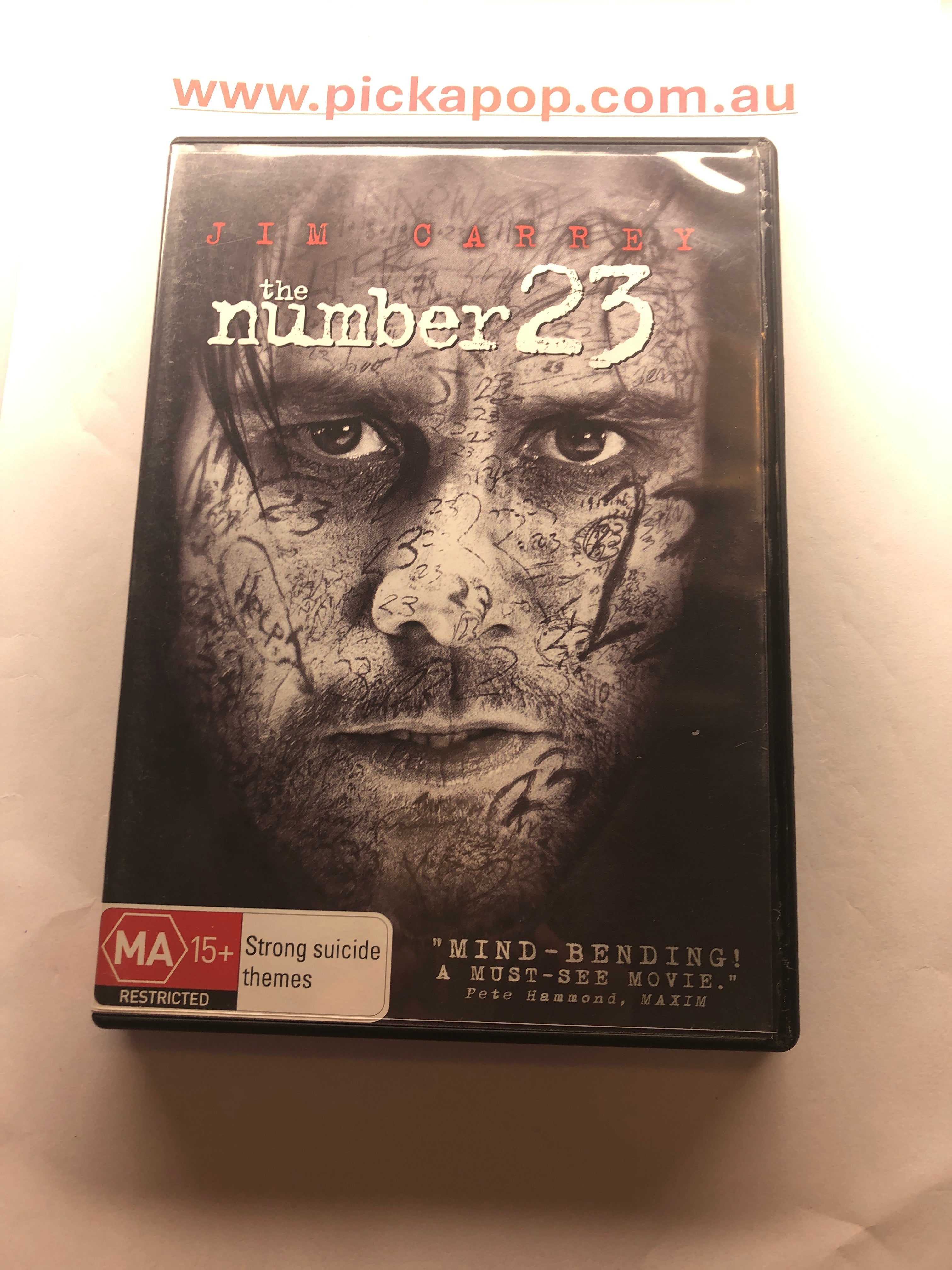 THE NUMBER 23 - (PAL Region 4) DVD Cleaned and Tested