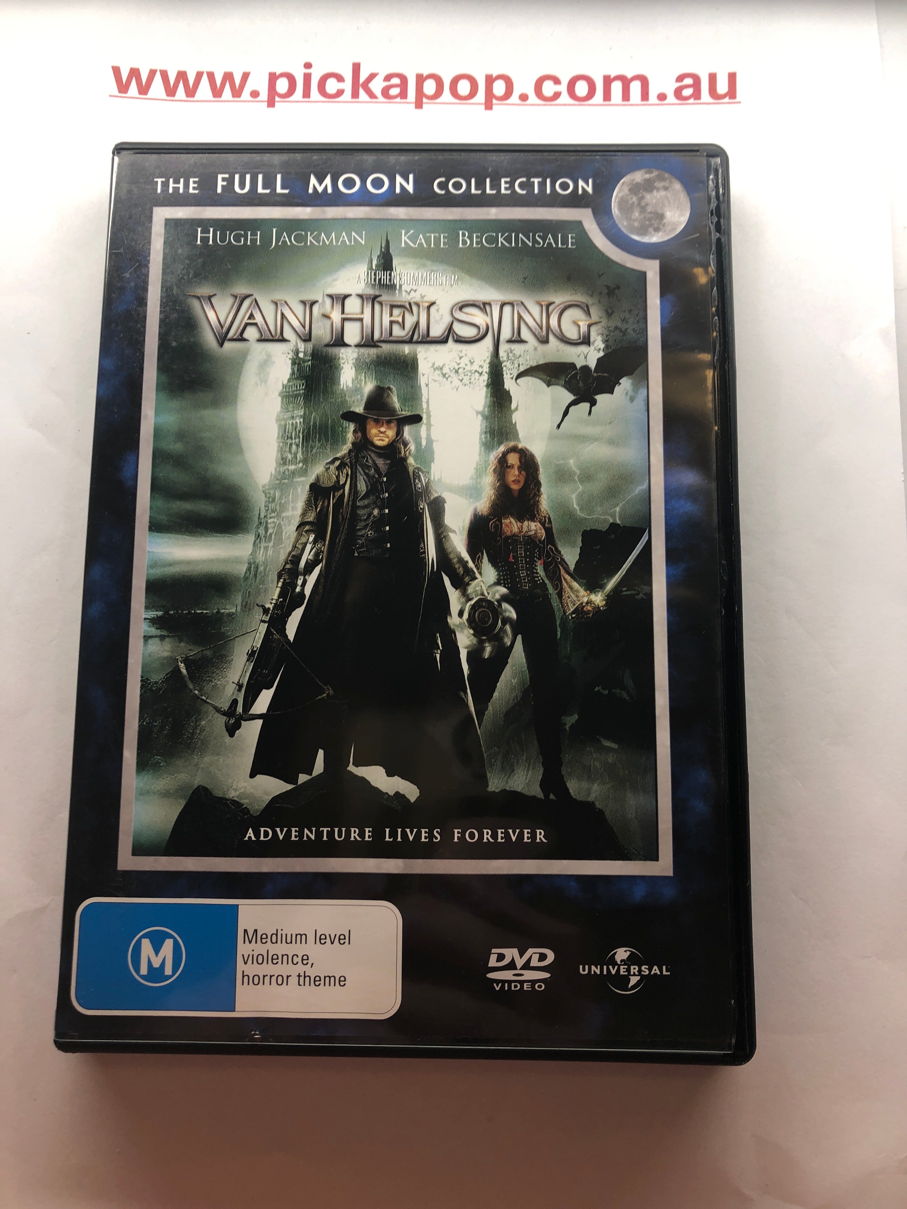 VAN HELSING - (PAL Region 4) DVD Cleaned and Tested