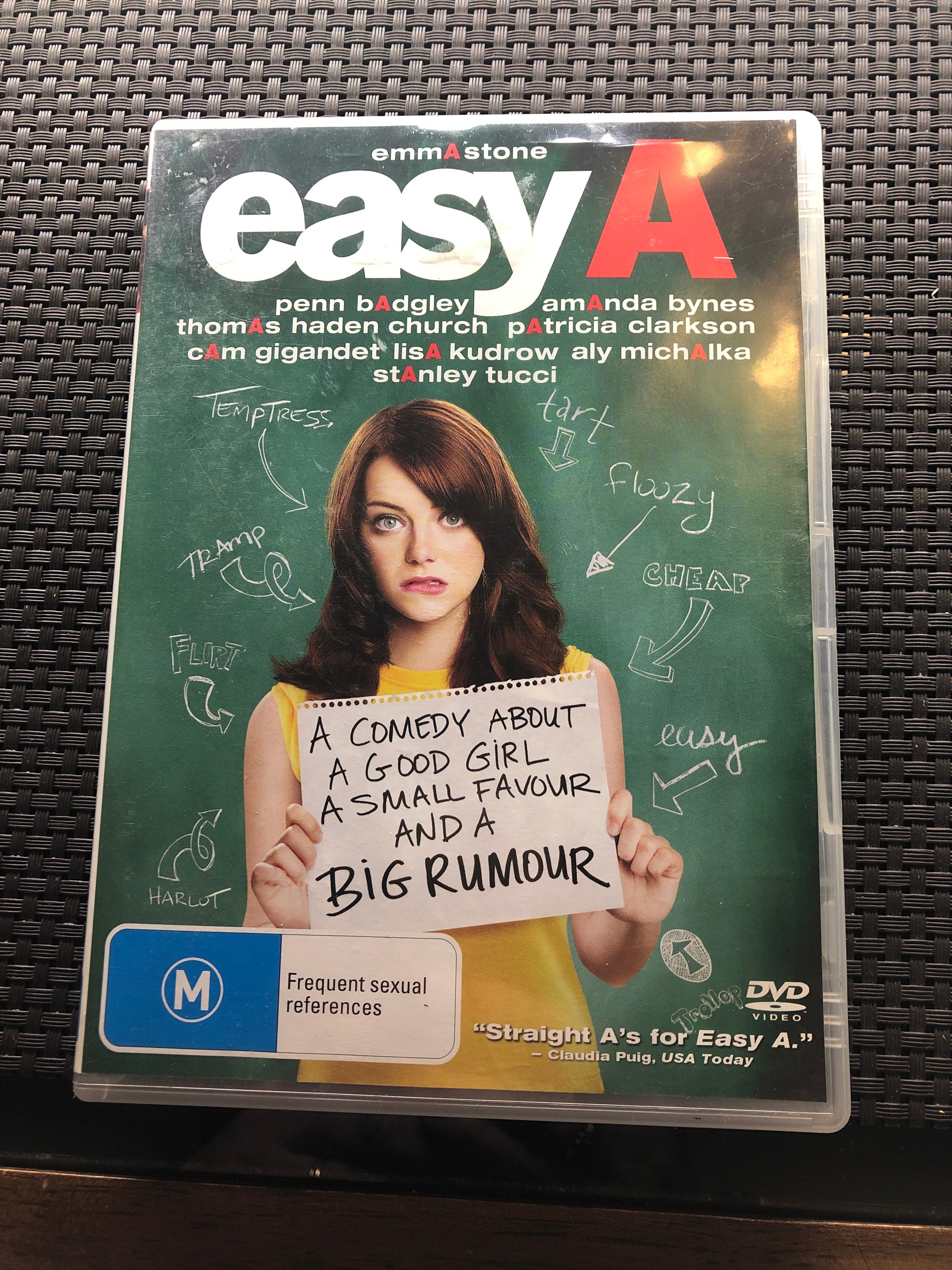 EASY A - (PAL Region 4) DVD Cleaned and Tested