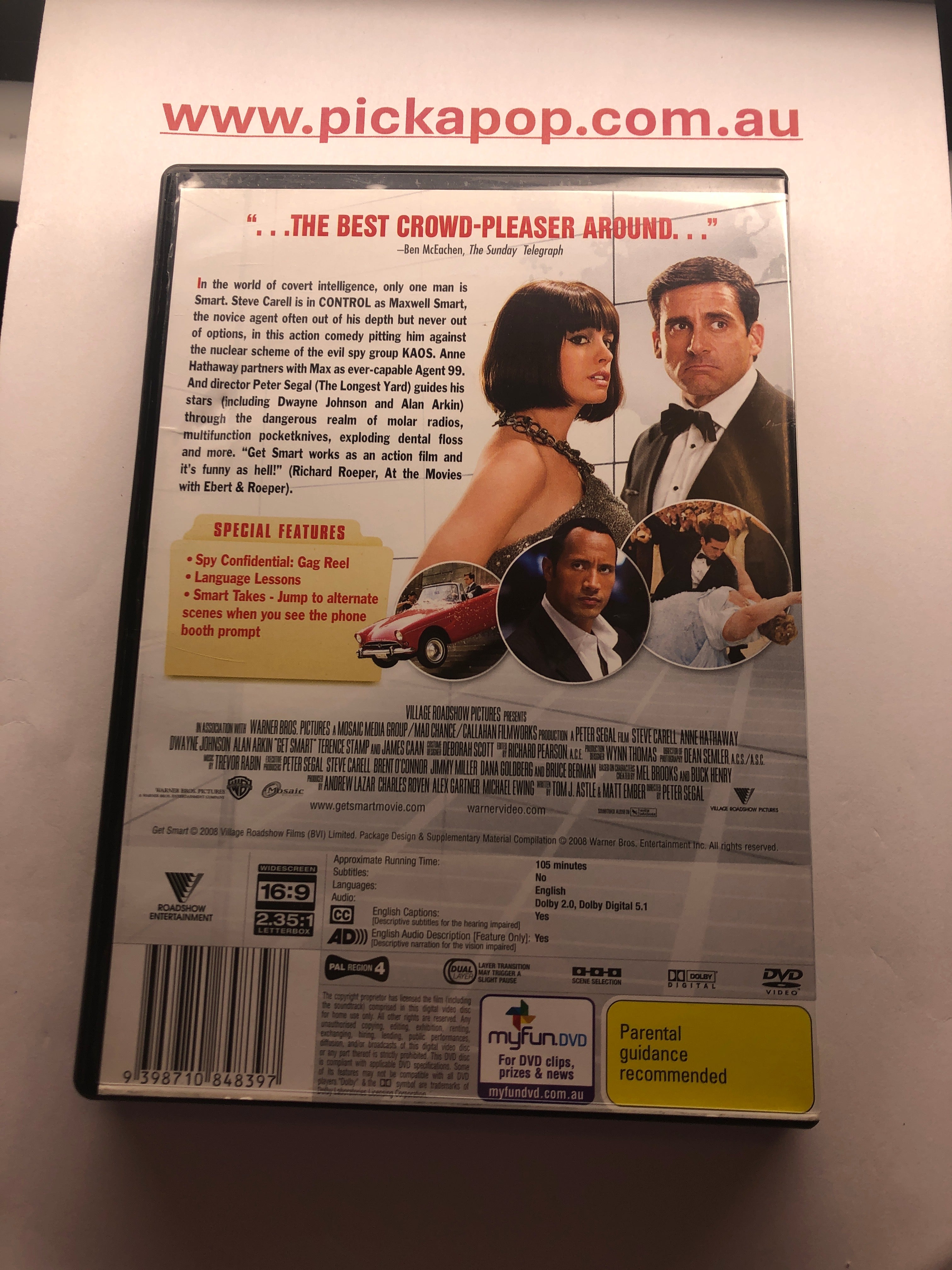 GET SMART - (PAL Region 4) DVD Cleaned and Tested