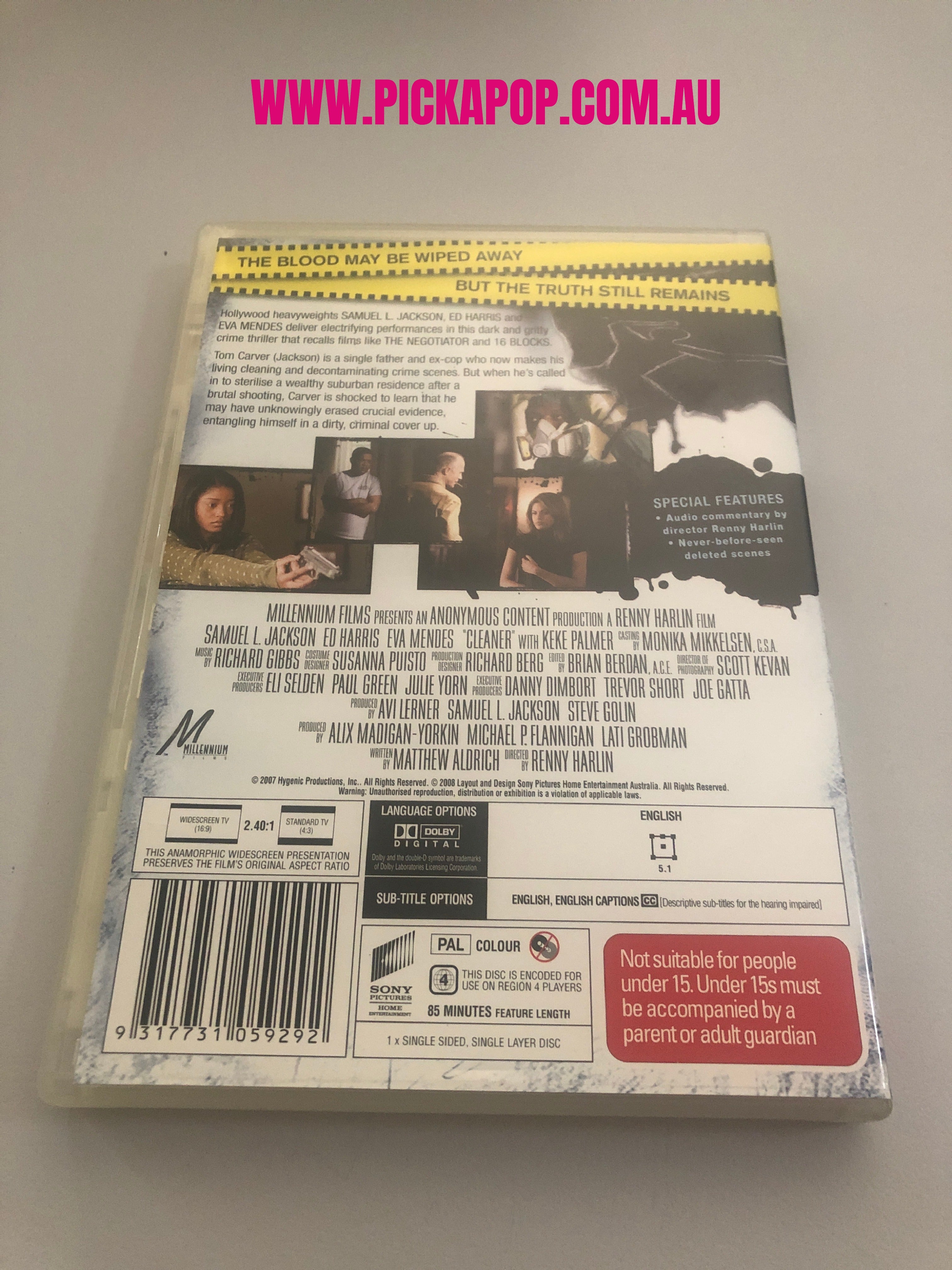 CLEANER - (PAL Region 4) DVD Cleaned and Tested