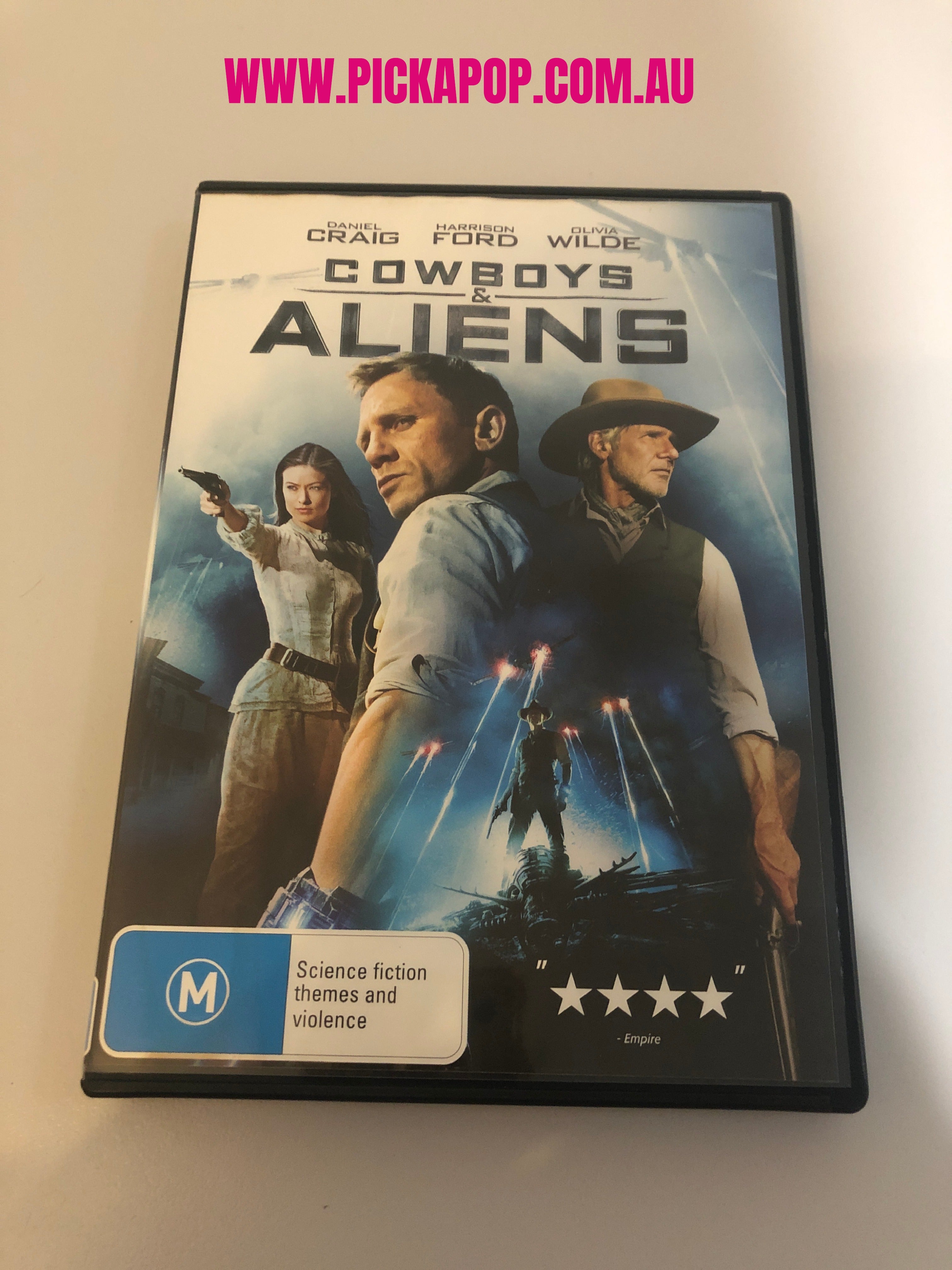 COWBOYS & ALIENS - (PAL Region 4) DVD Cleaned and Tested