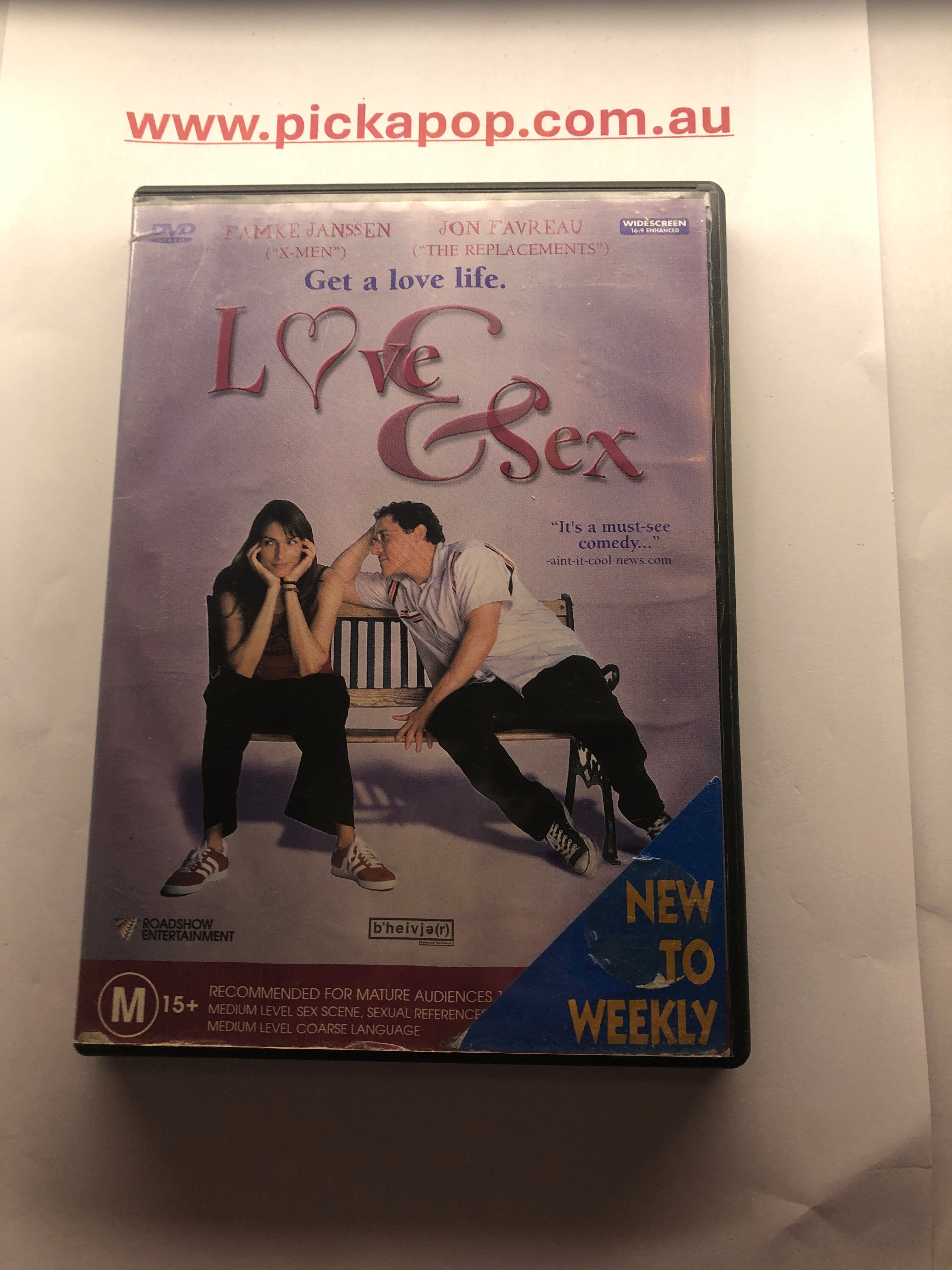 LOVE & SEX - (PAL Region 4) DVD Cleaned and Tested