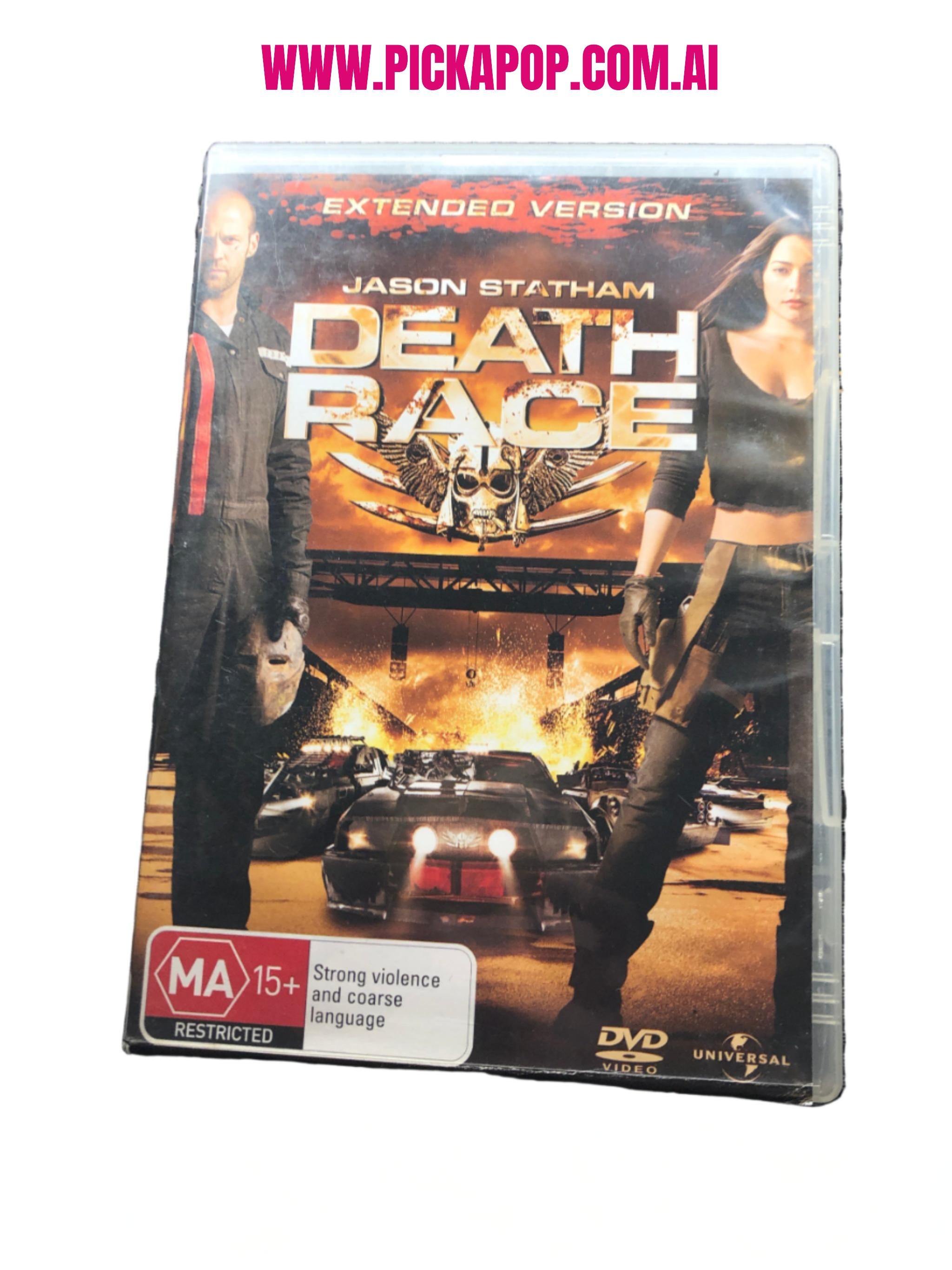 DEATH RACE - (PAL Region 4) DVD Cleaned and Tested
