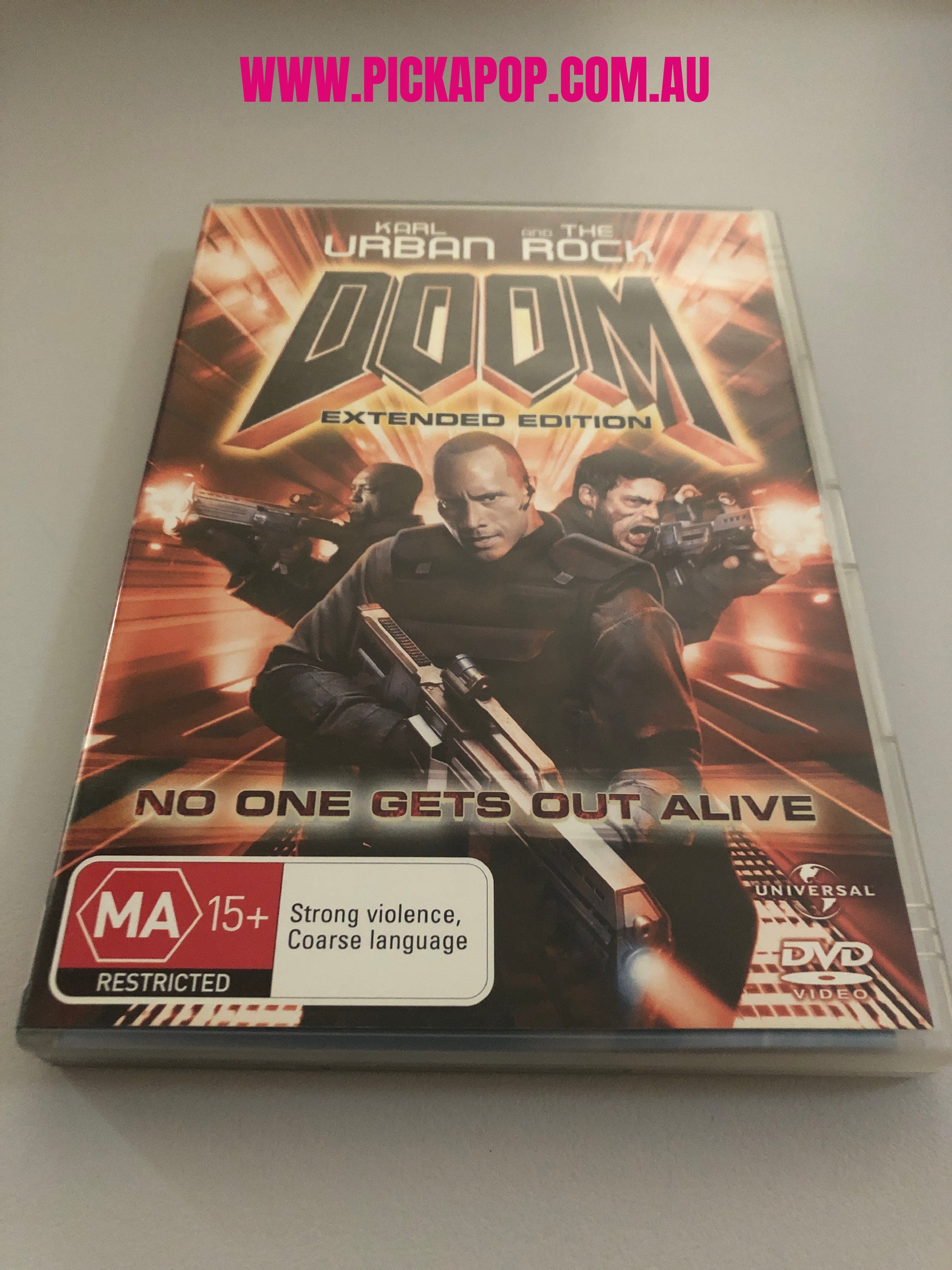 DOOM EXTENDED EDITION - (PAL Region 4) DVD Cleaned and Tested