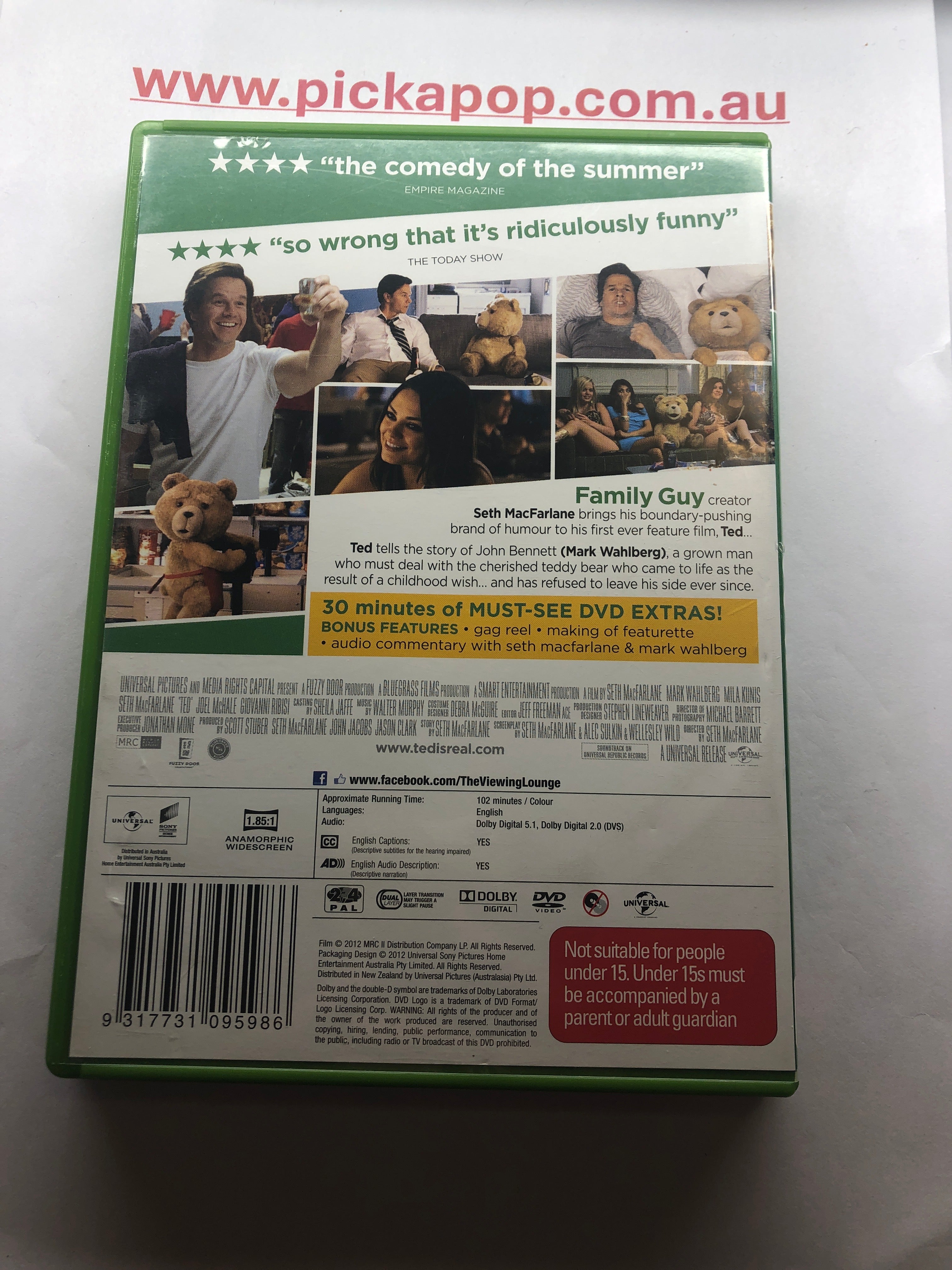 TED COLLECTORS EXTENDED EDITION - (PAL 4 ) DVD Cleaned and Tested