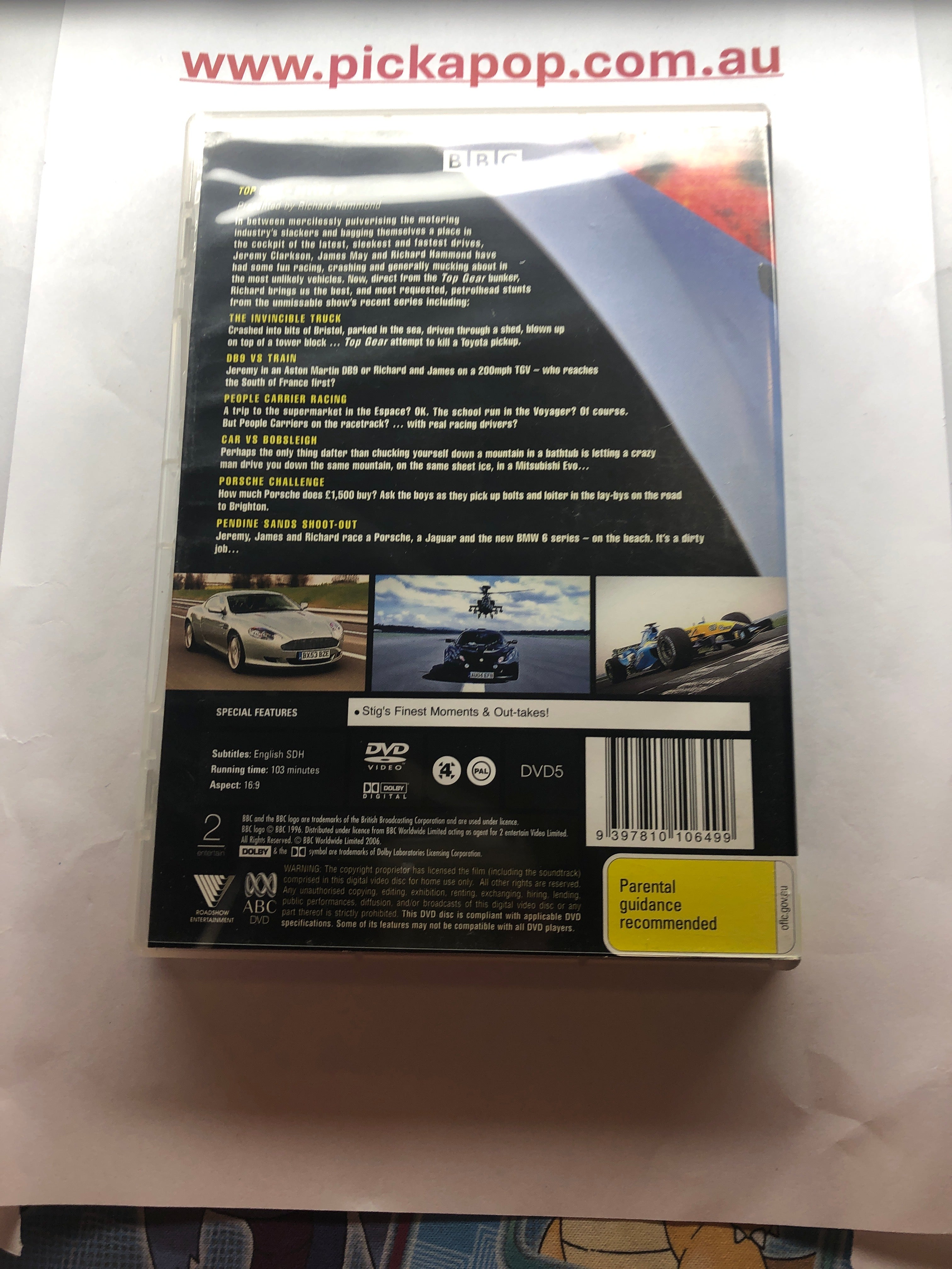 TOP GEAR REVVED UP - (PAL Region 4) DVD Cleaned and Tested