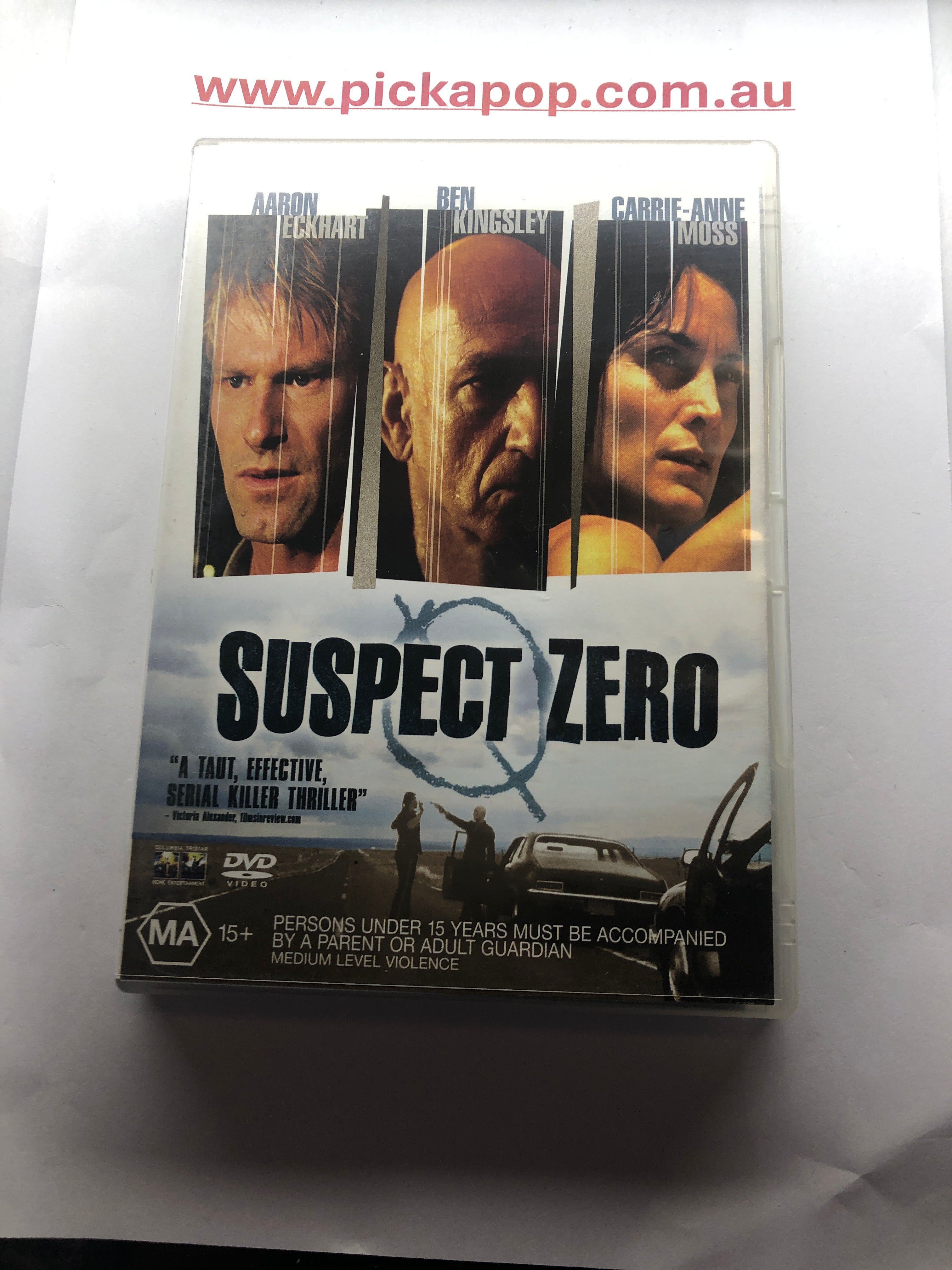 SUSPECT ZERO - (PAL Region 4) DVD Cleaned and Tested
