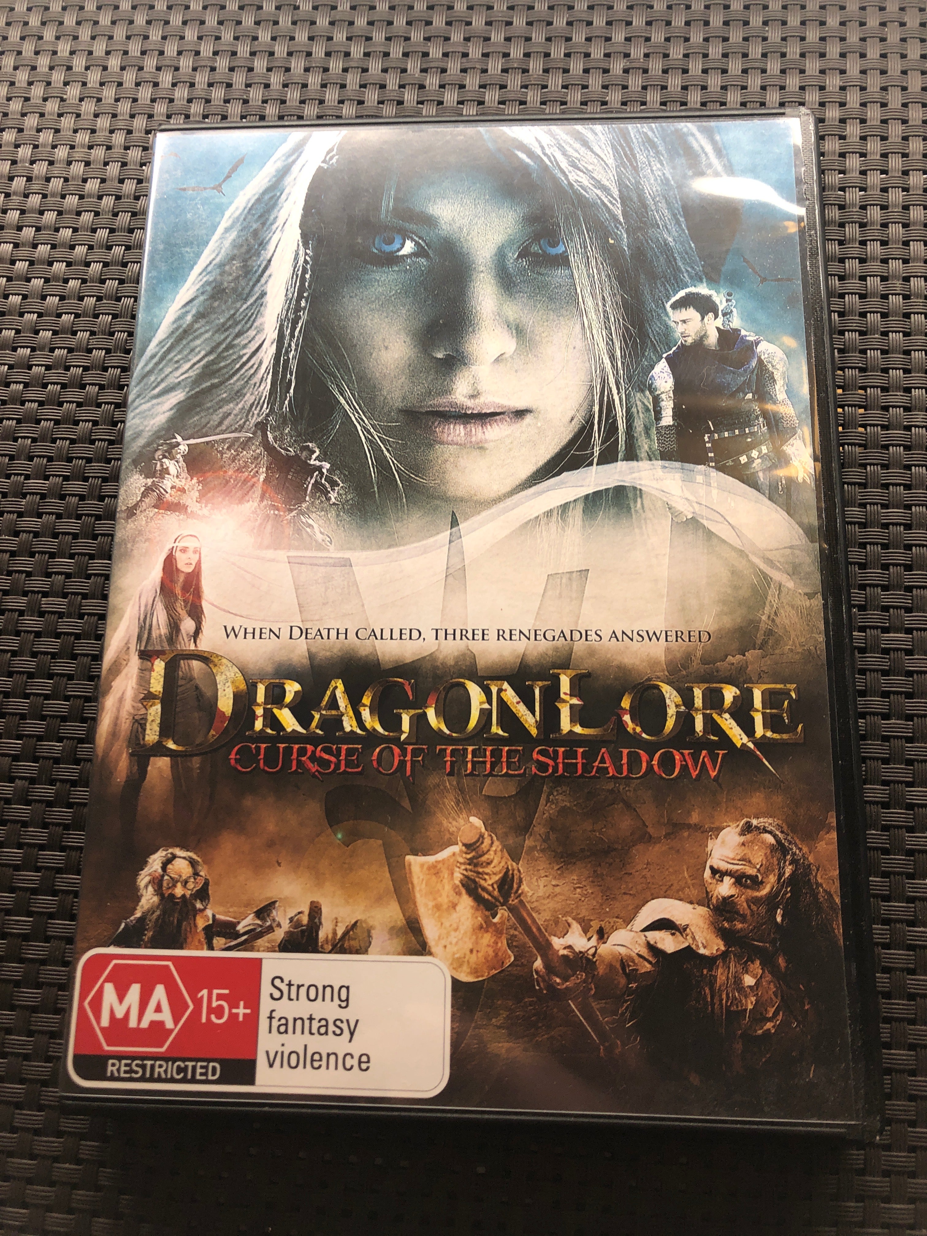 DRAGONLORE CURSE OF THE SHADOW - (PAL Region 4) DVD Cleaned and Tested