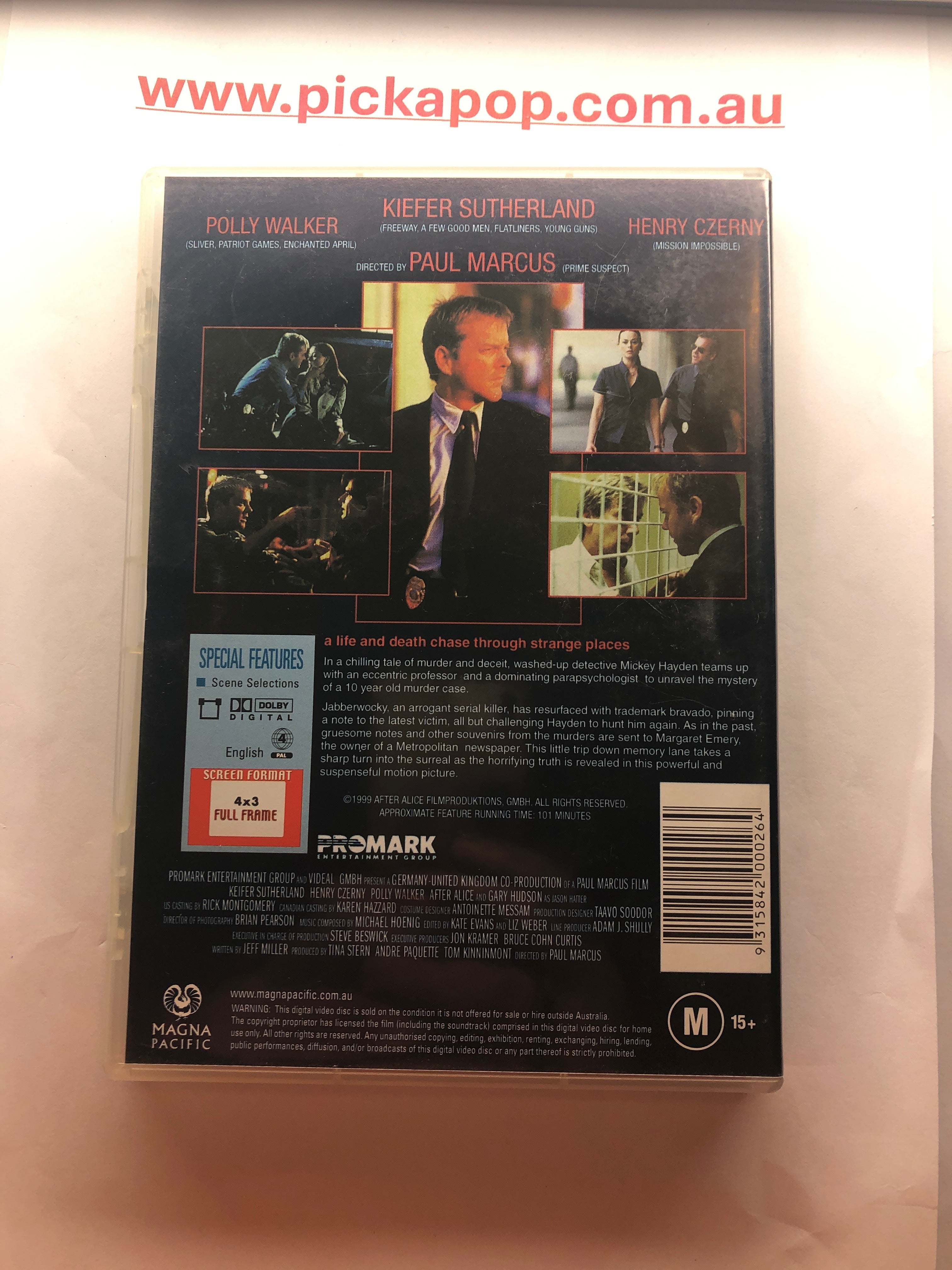 AFTER ALICE - (PAL Region 4) DVD Cleaned and Tested