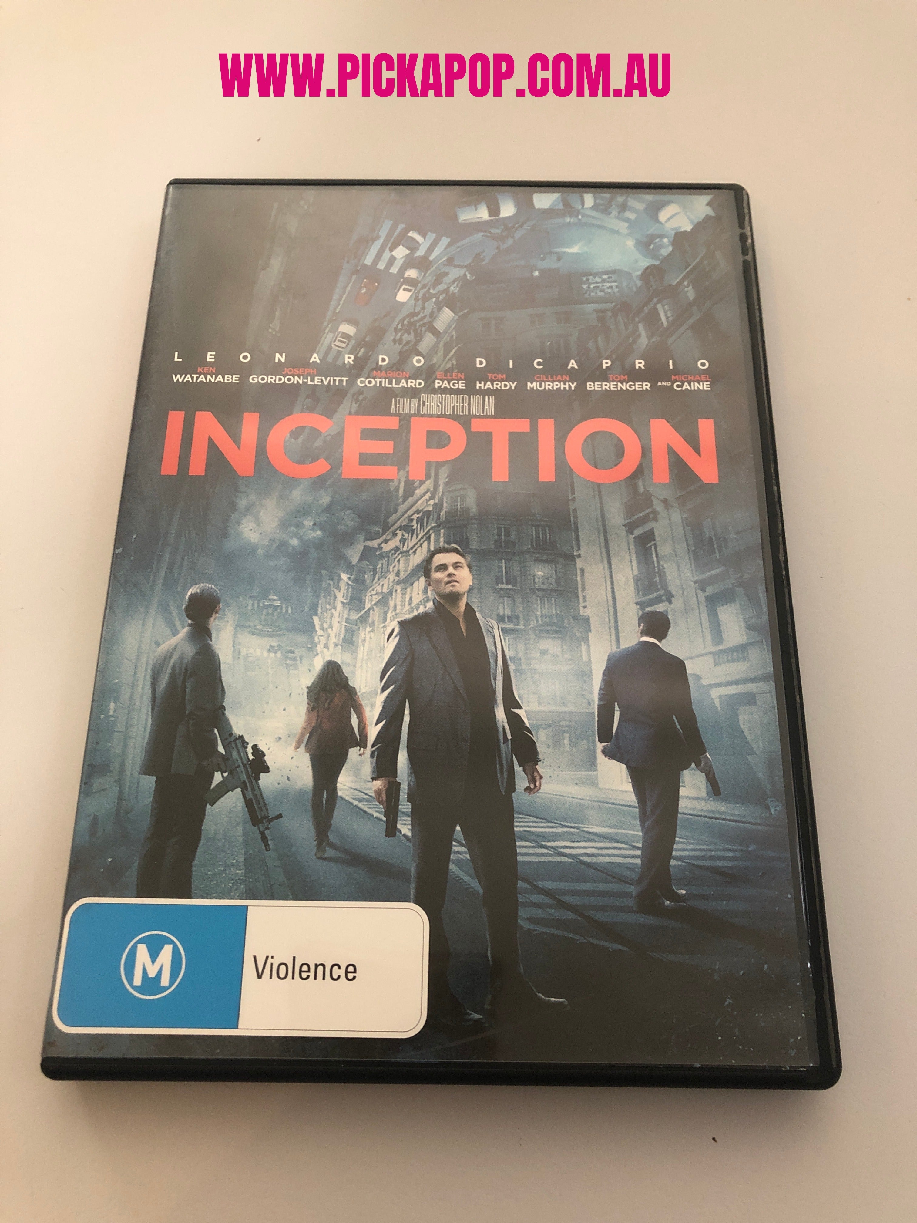 INCEPTION - (PAL Region 4) DVD Cleaned and Tested
