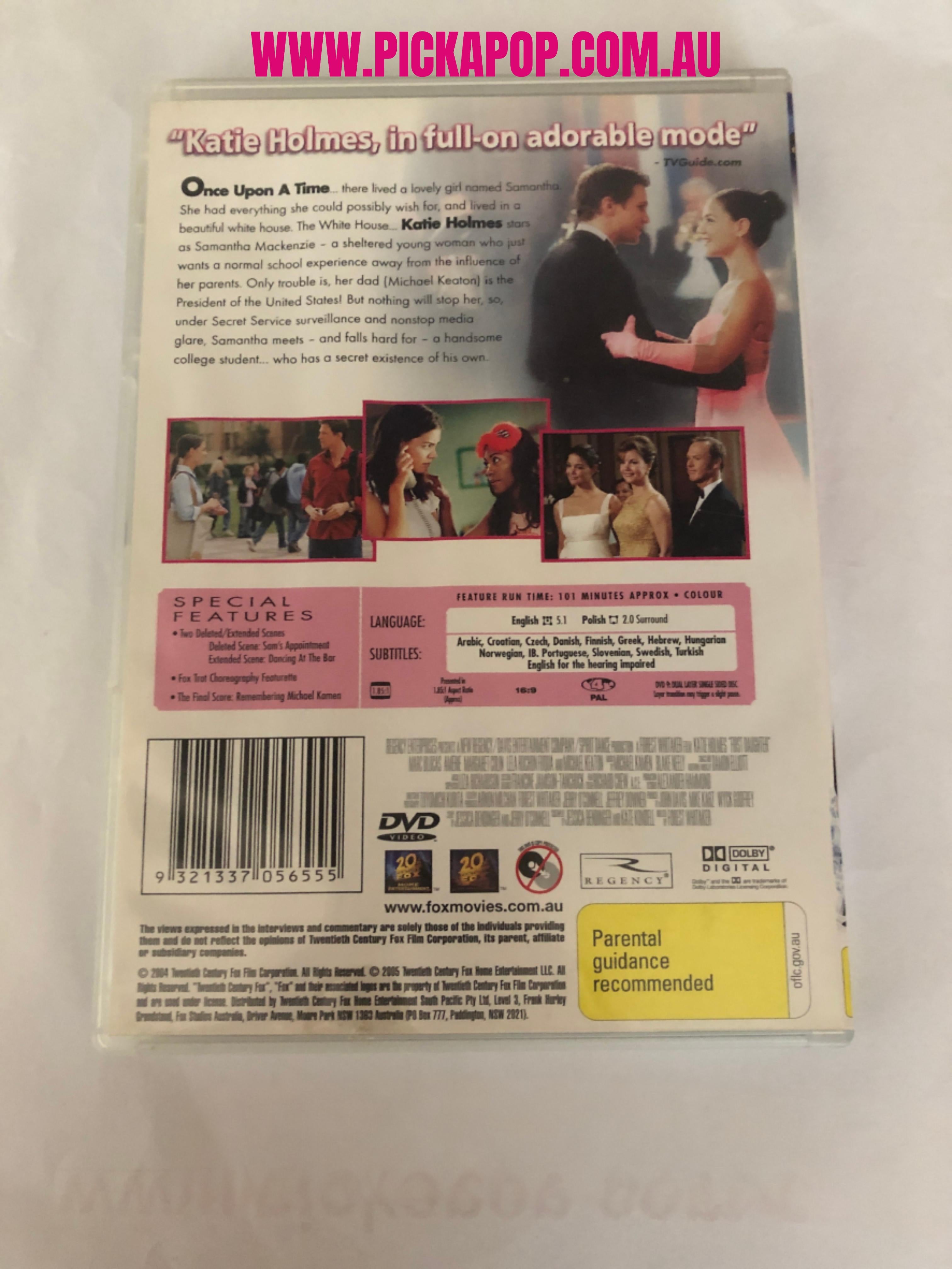 FIRST DAUGHTER - (PAL Region 4) DVD Cleaned and Tested