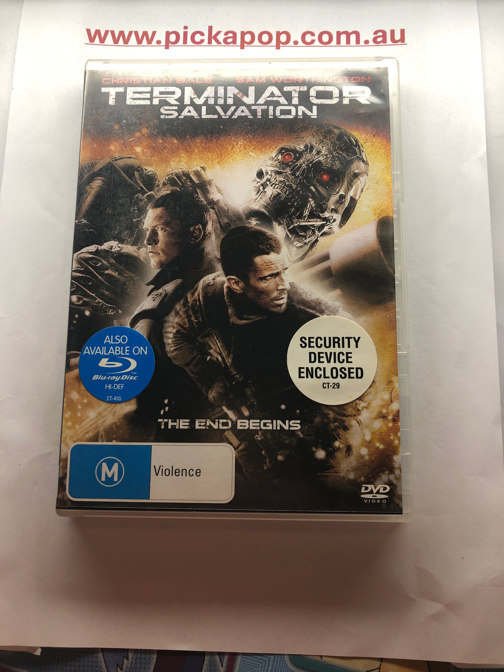 TERMINATOR SALVATION - (PAL Region 4) DVD Cleaned and Tested