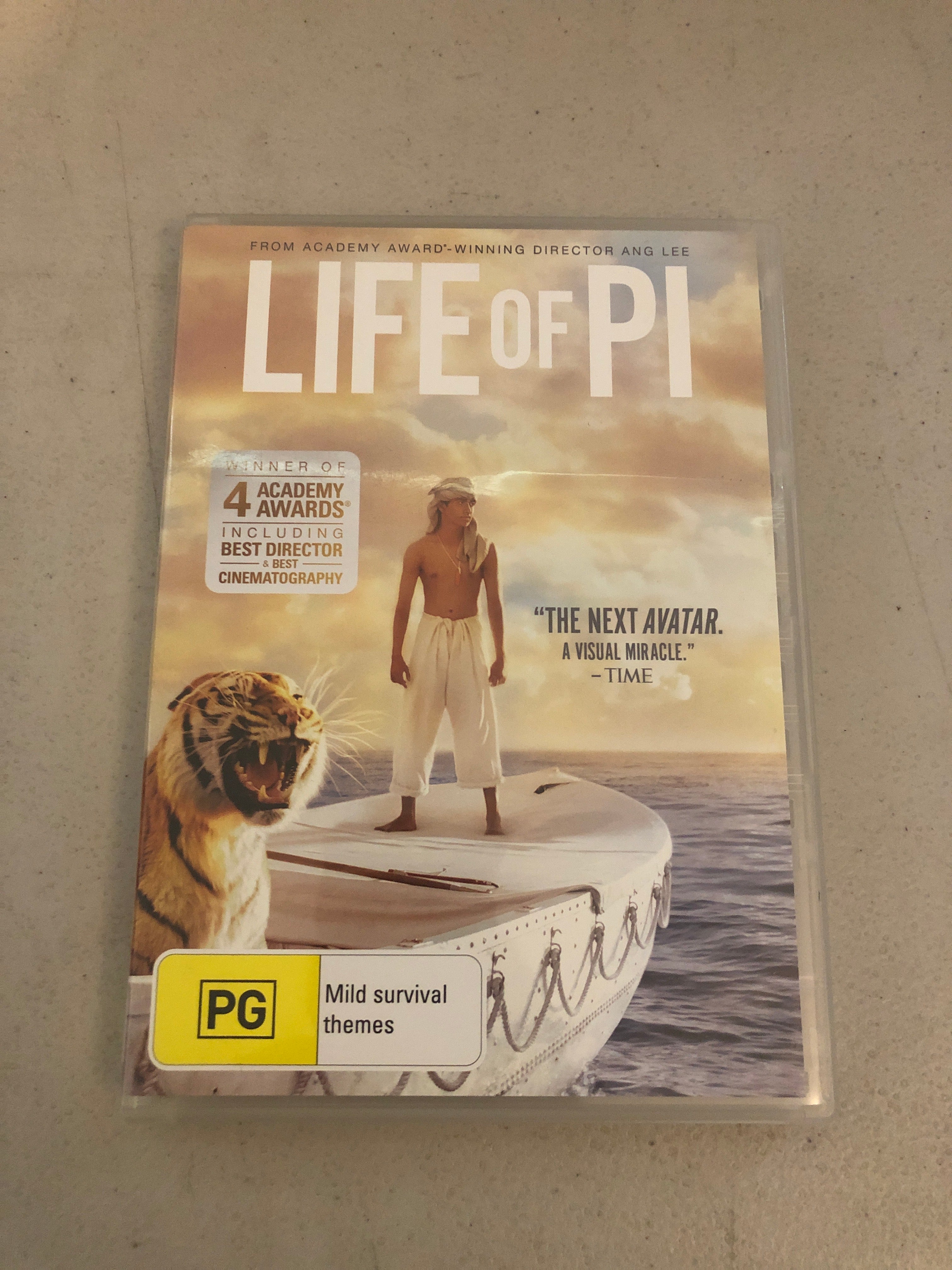 LIFE OF PI - PAL Region 4 -DVD Cleaned and Tested