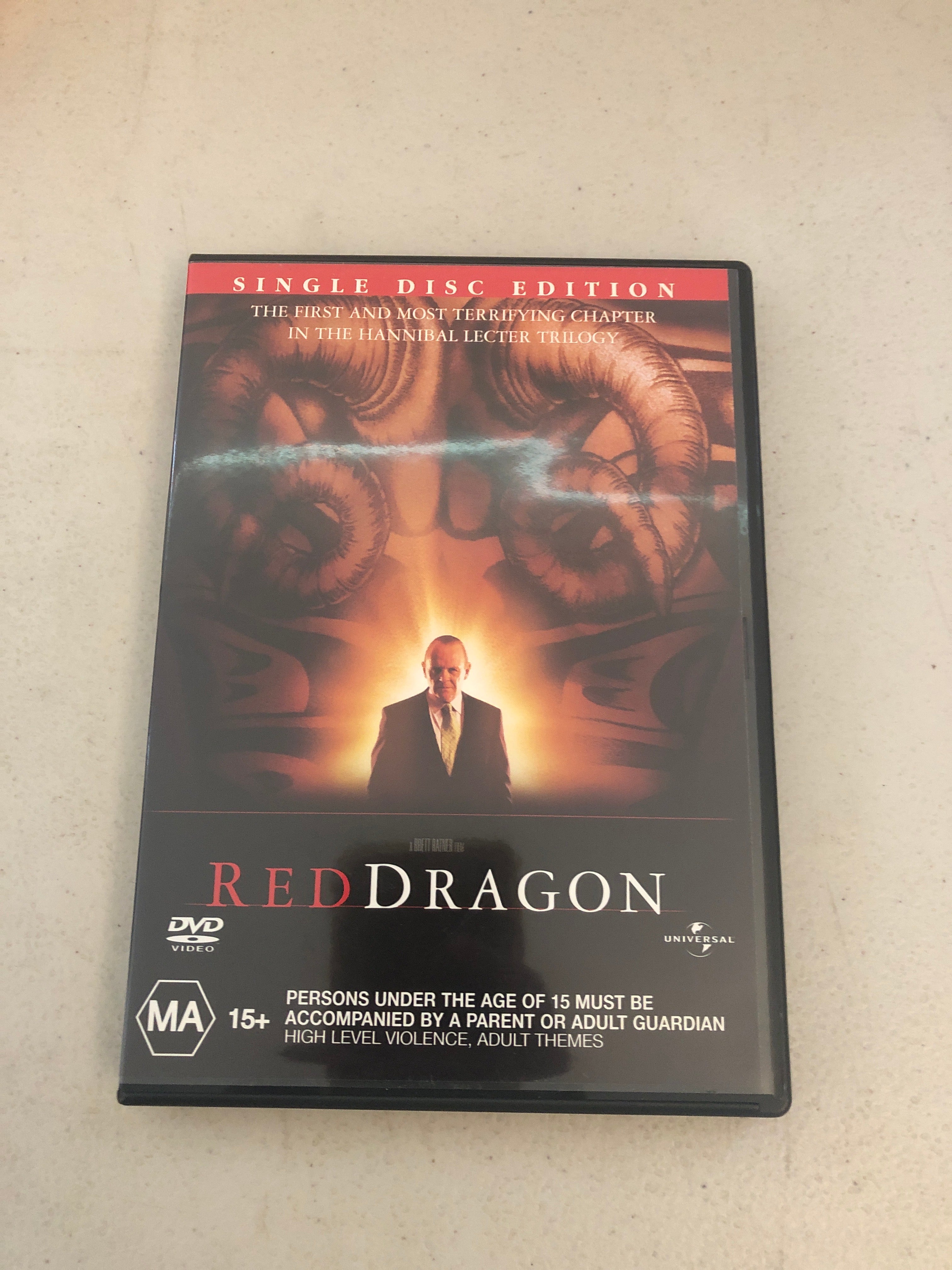 RED DRAGON - (PAL Region 4) DVD Cleaned and Tested