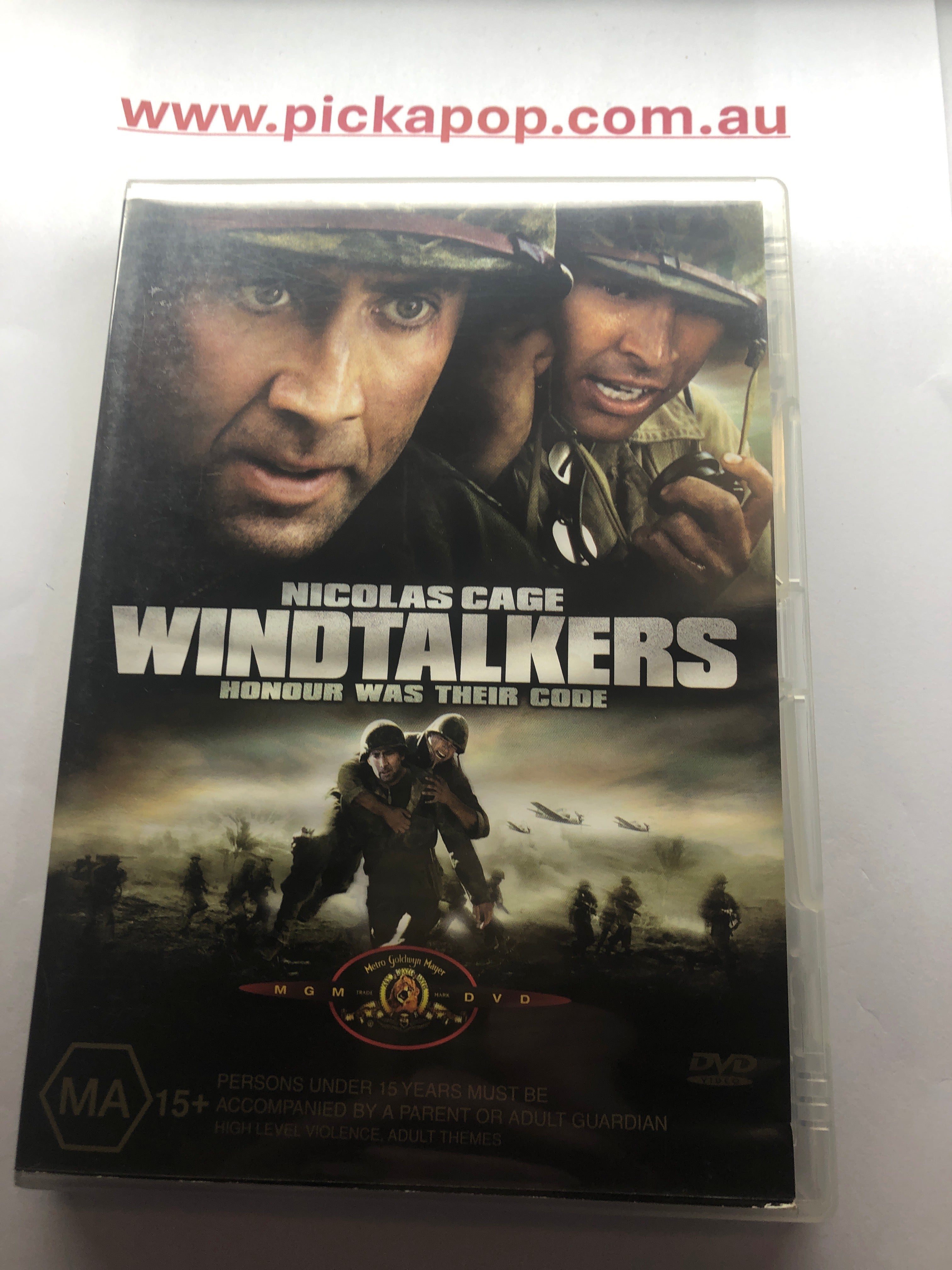 WINDTALKERS - (PAL Region 4) DVD Cleaned and Tested