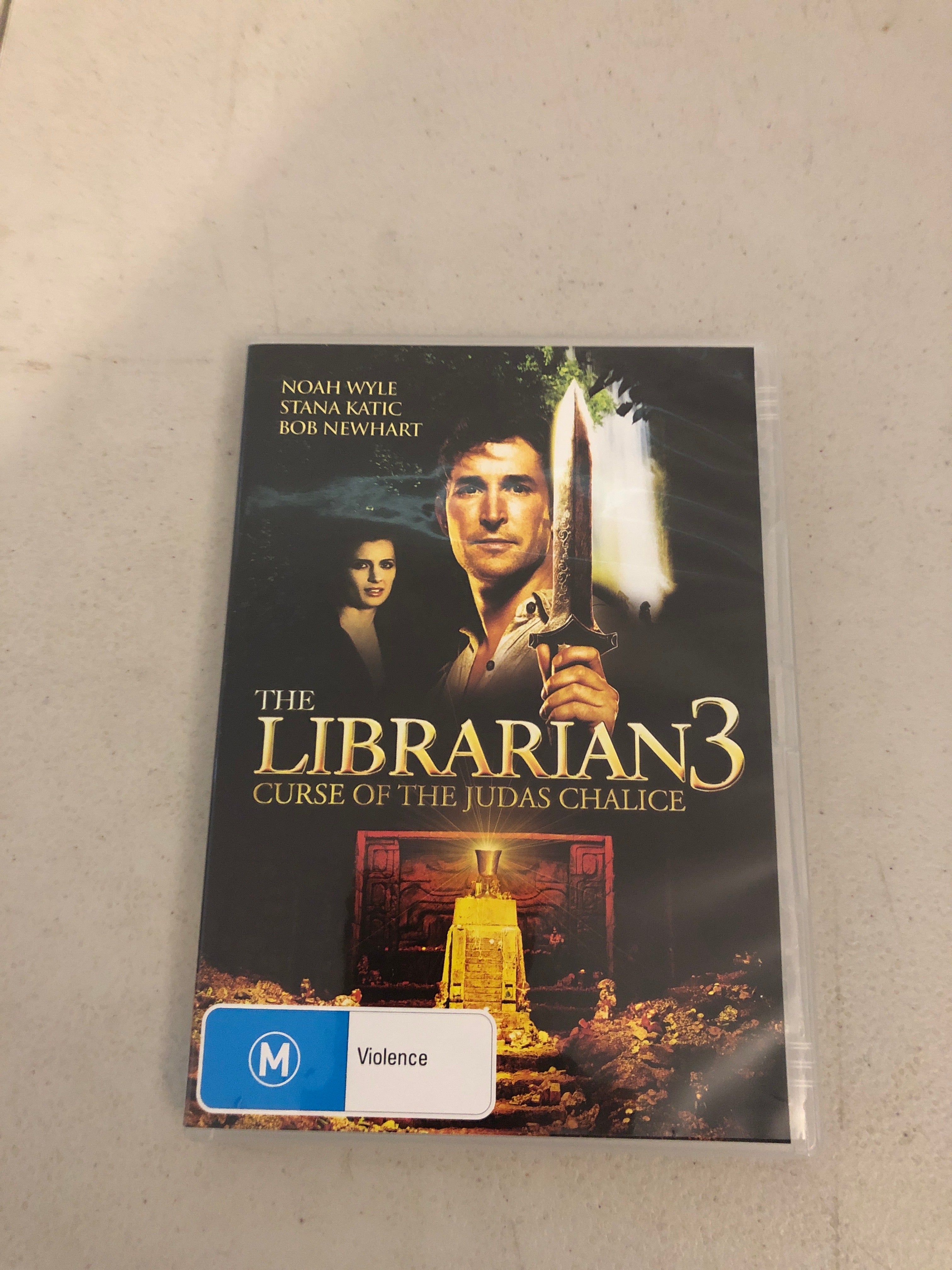 THE LIBRARIAN 3 CURSE OF THE JUDAS CHALICE- PAL Region 4 - DVD Cleaned and Tested