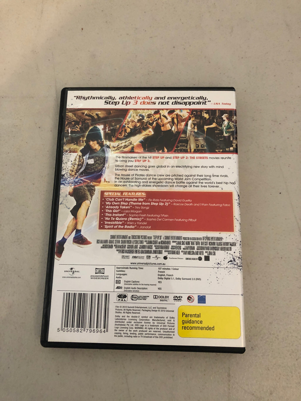 STEP UP 3 - PAL Region 4 - DVD Cleaned and Tested