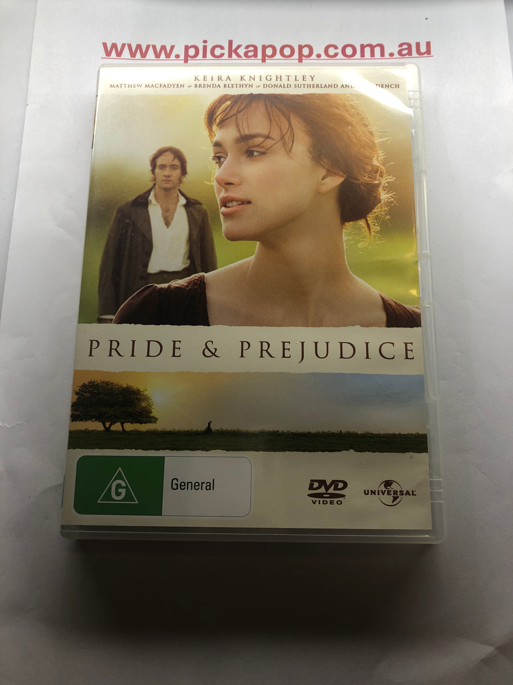 PRIDE & PREJUDICE - (PAL Region 4) DVD Cleaned and Tested