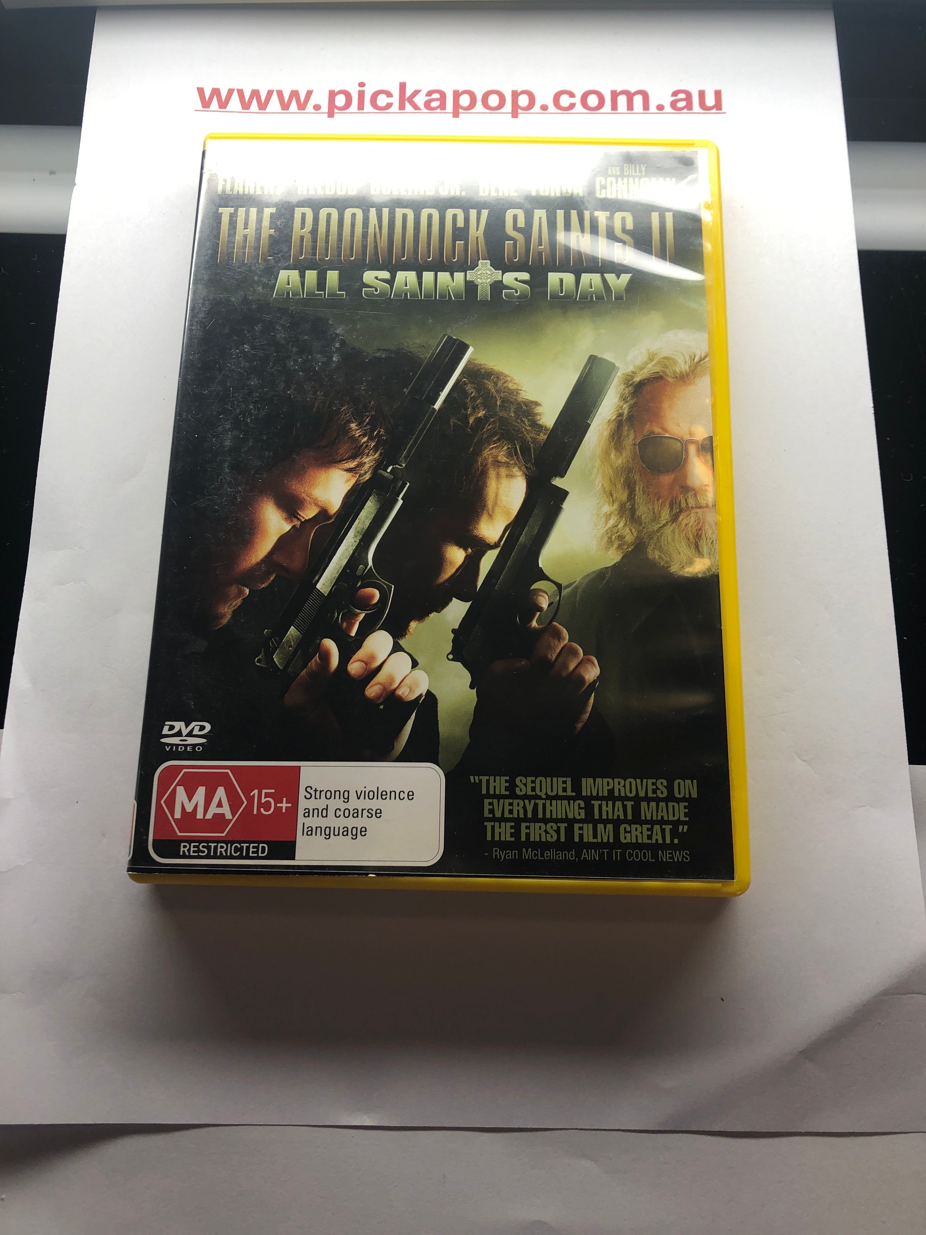 THE BOONDOCK SAINTS II ALL SAINTS DAY - (PAL Region 4) DVD Cleaned and Tested