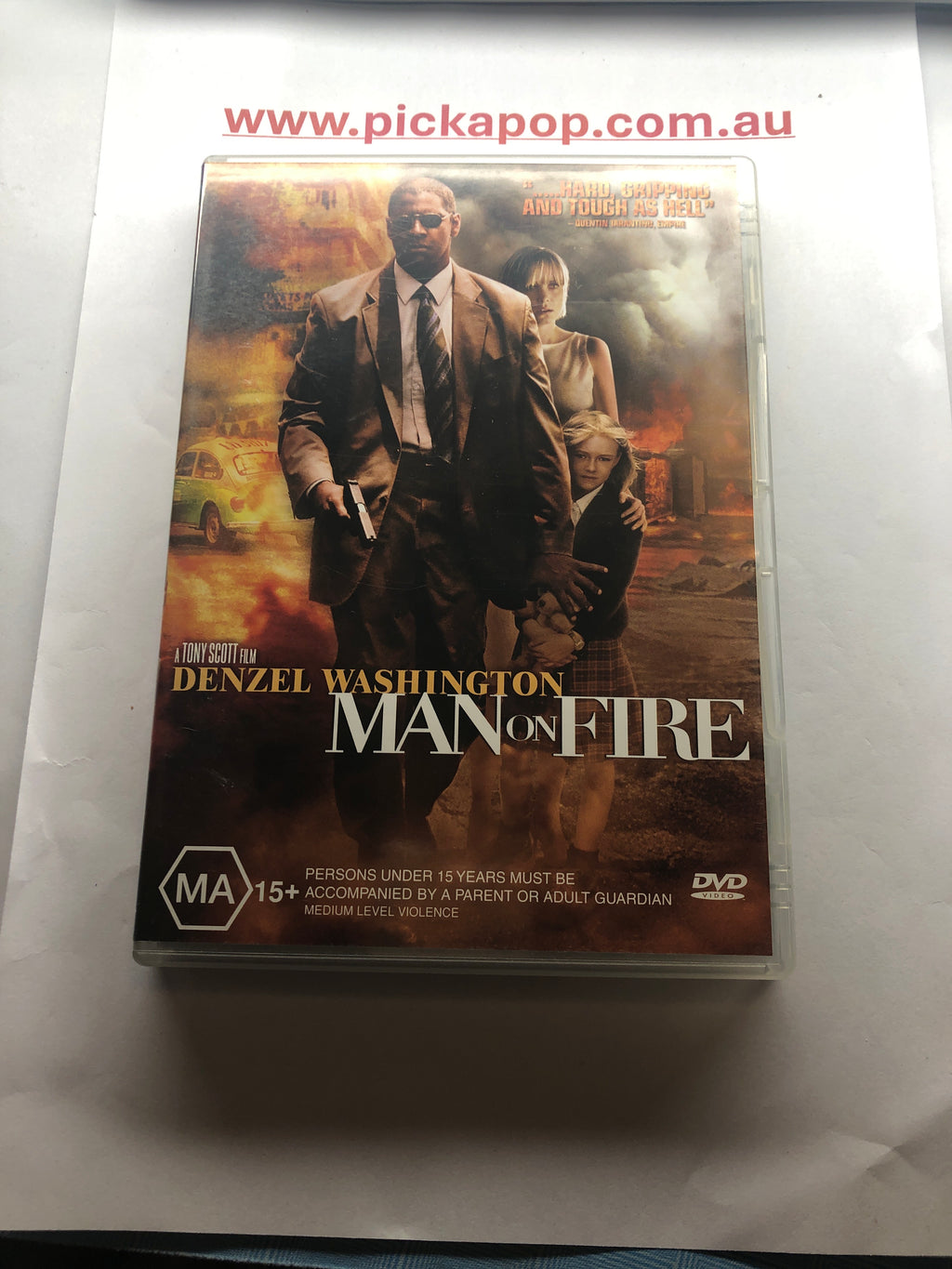 MAN OF FIRE - (PAL Region 4) DVD Cleaned and Tested