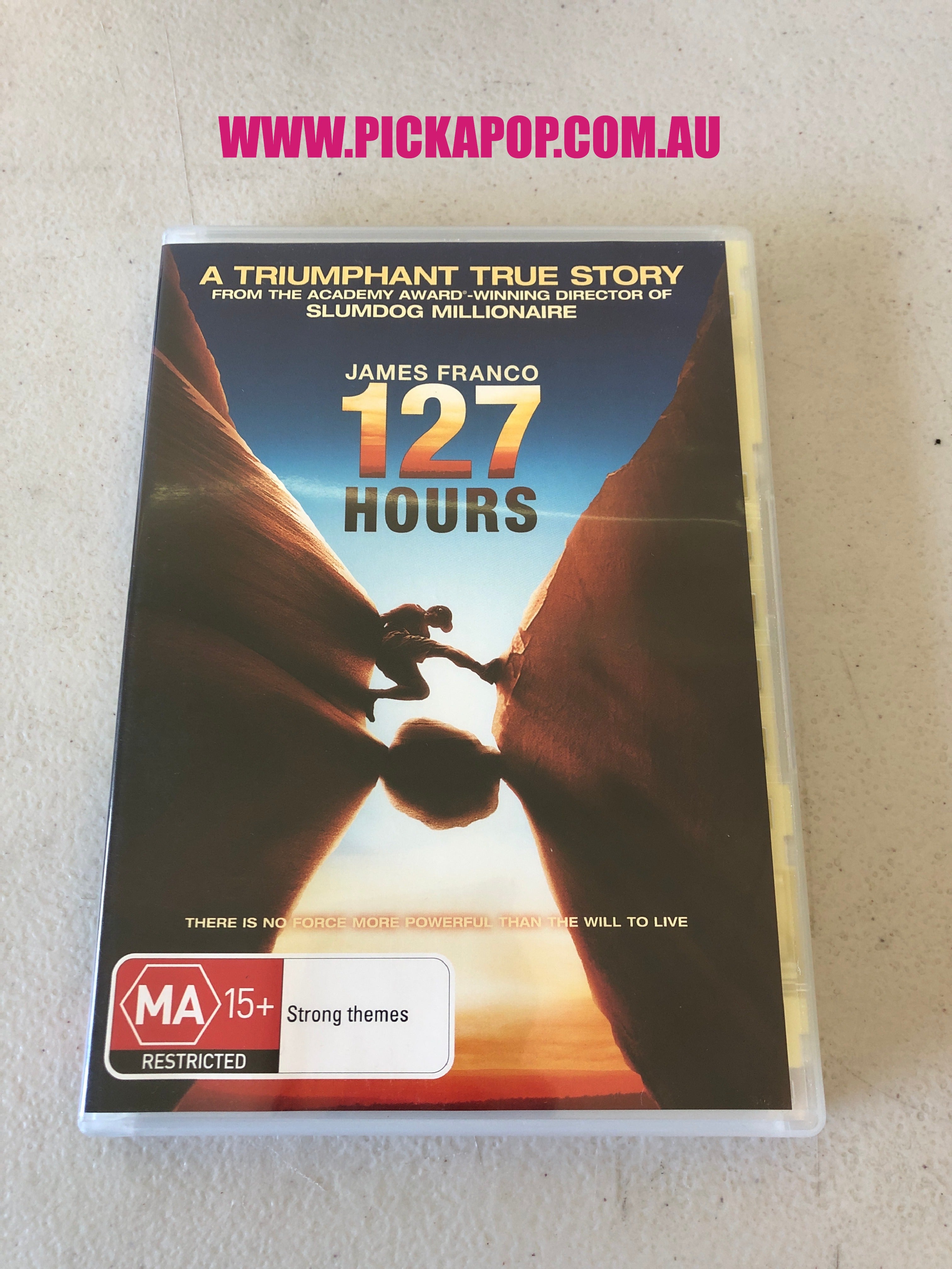 127 HOURS - PAL Region 4 - DVD Cleaned and Tested