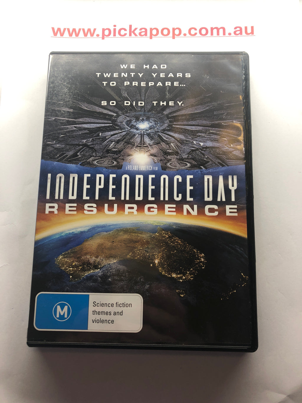 INDEPENDENCE DAY RESURGENE - (PAL Region 4) DVD Cleaned and Tested