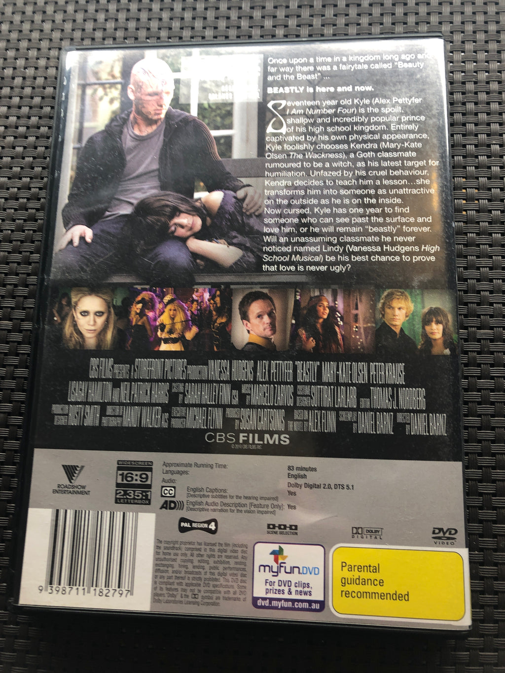 BEASTLY - (PAL Region 4) DVD Cleaned and Tested